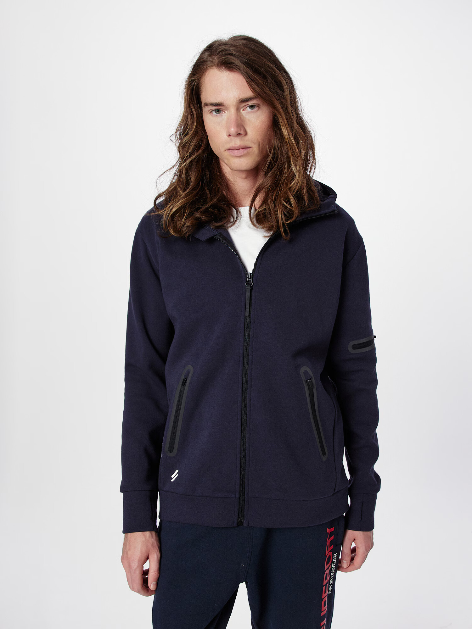 Superdry Hanorac bleumarin - Pled.ro