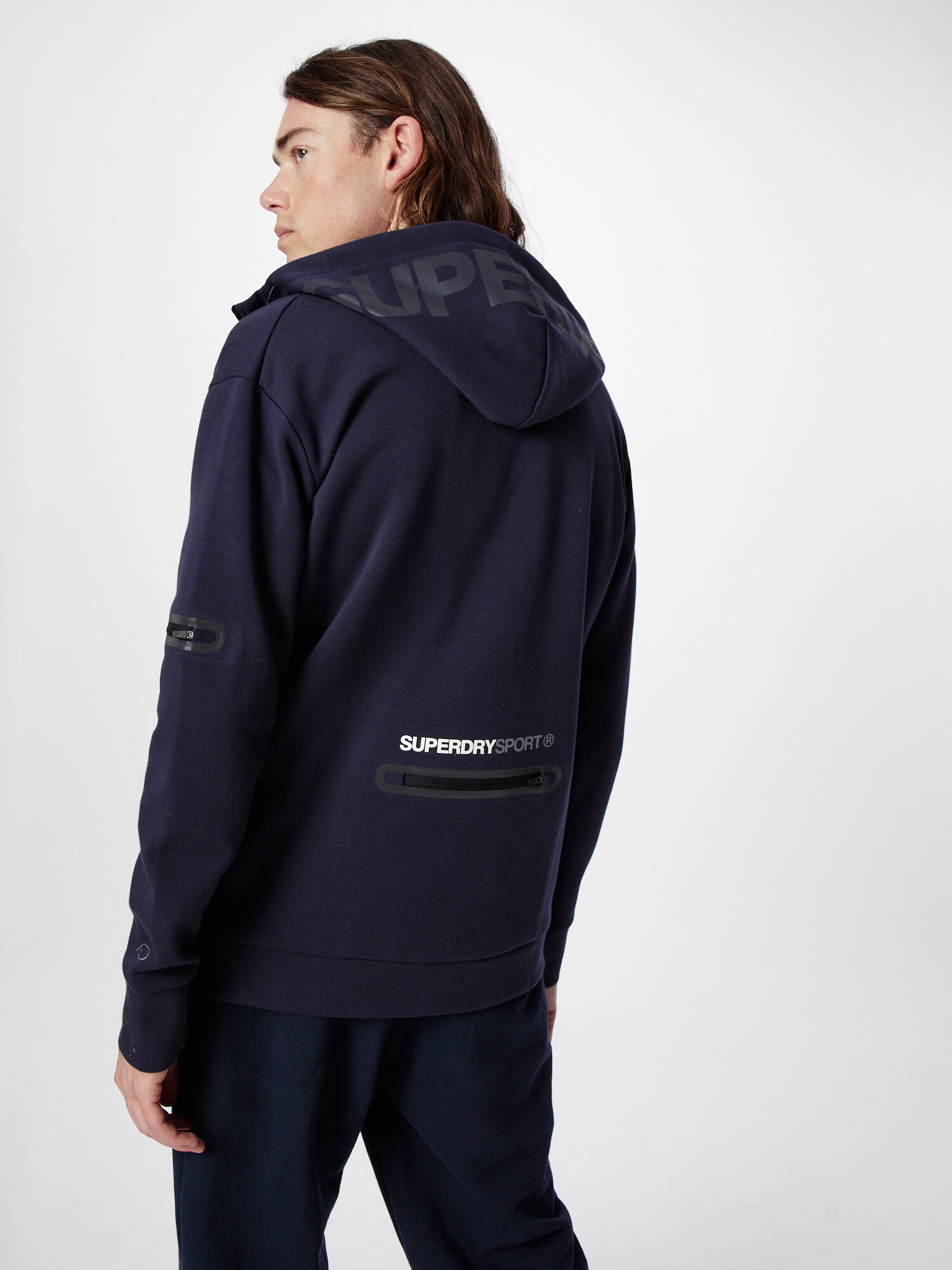 Superdry Hanorac bleumarin - Pled.ro