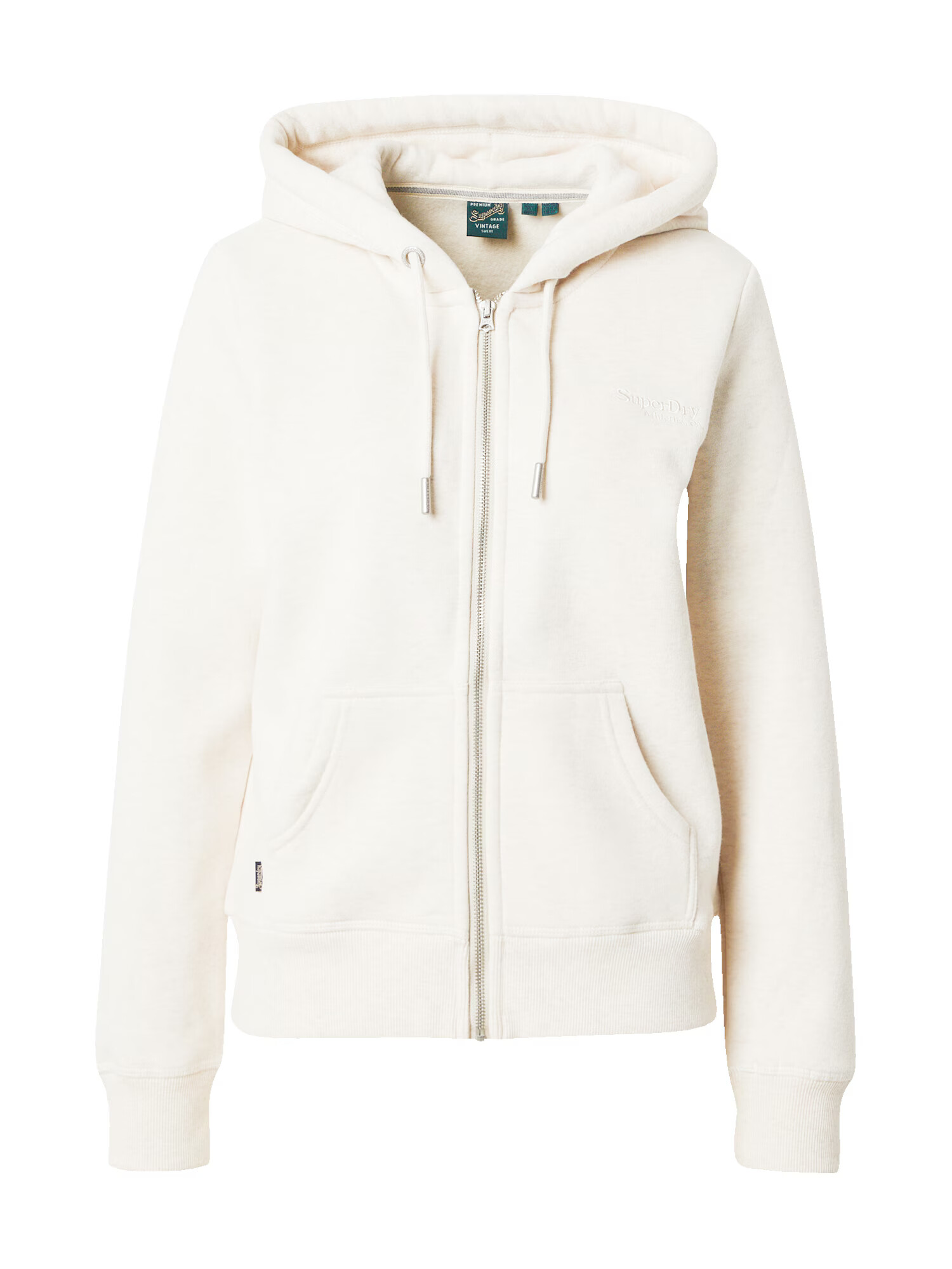 Superdry Hanorac 'Essential' crem - Pled.ro