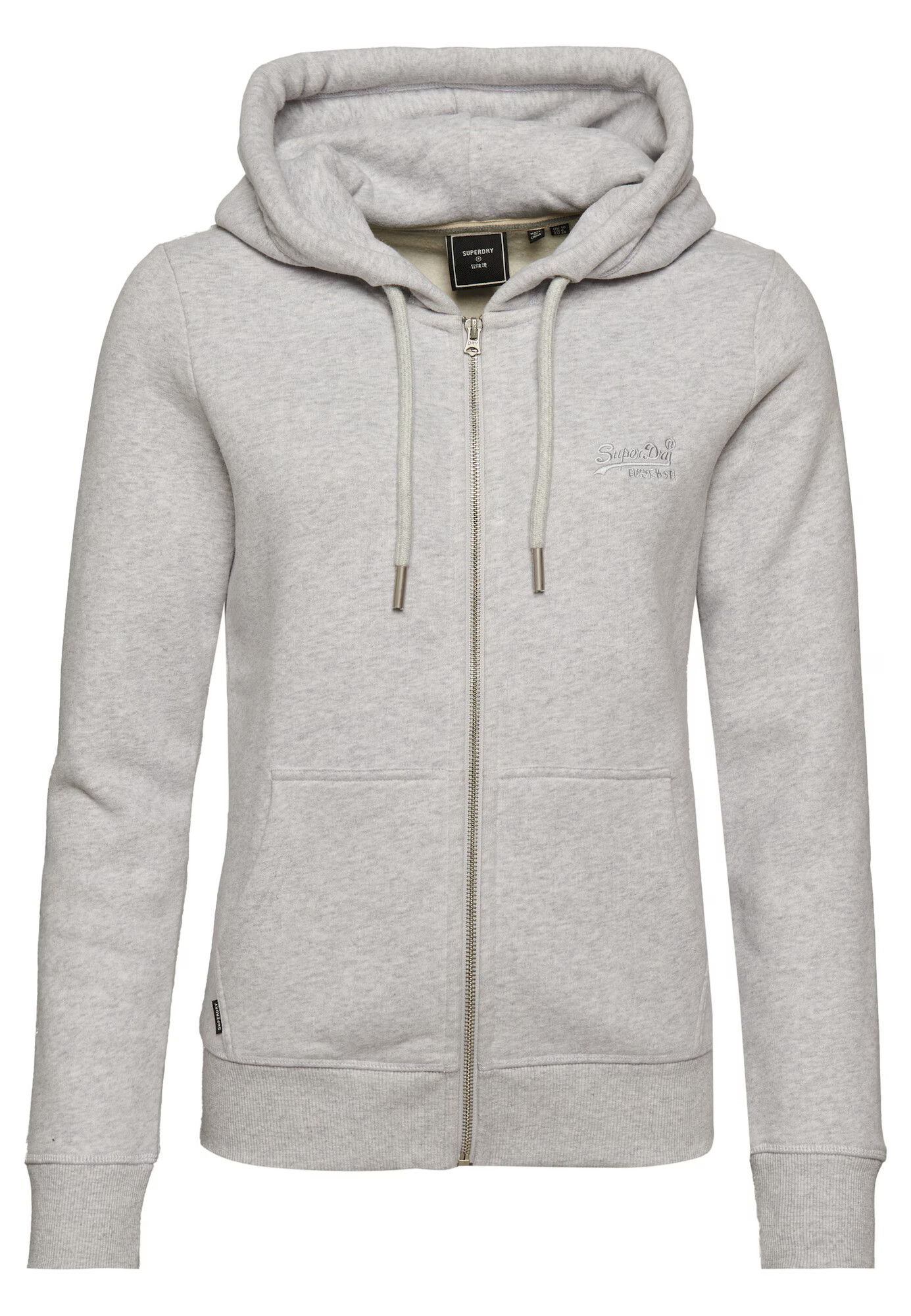 Superdry Hanorac gri argintiu / gri amestecat - Pled.ro