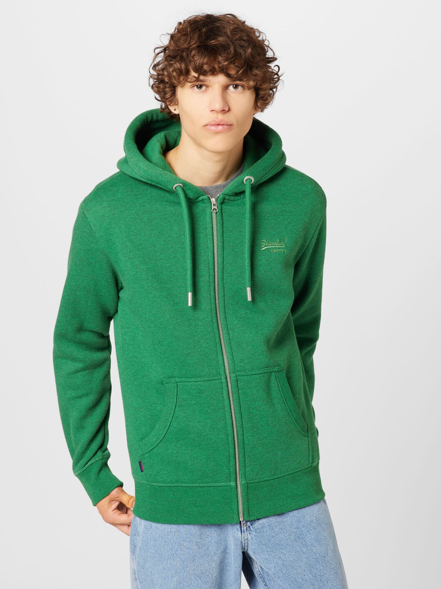 Superdry Hanorac verde iarbă - Pled.ro