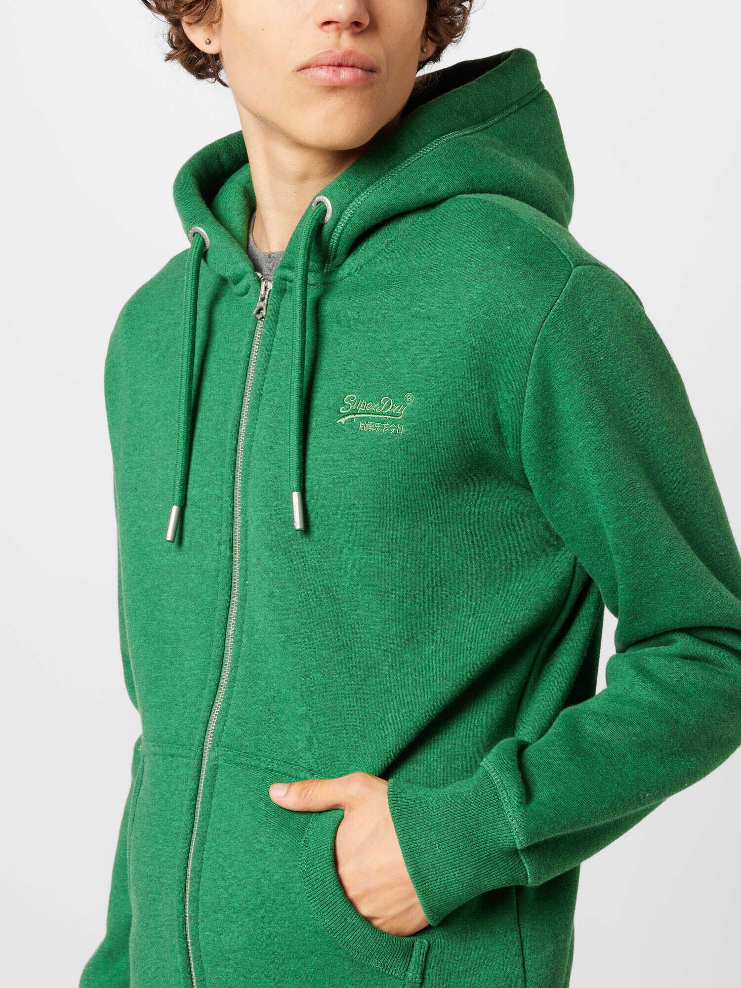 Superdry Hanorac verde iarbă - Pled.ro