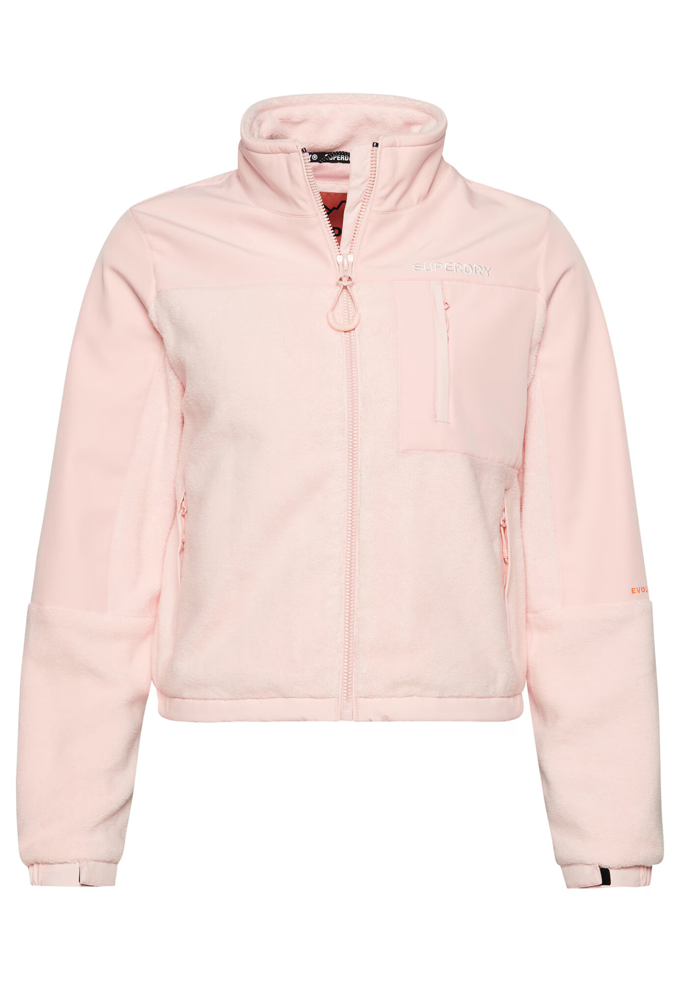 Superdry Jachetă fleece 'Hybrid Trekker' roz - Pled.ro