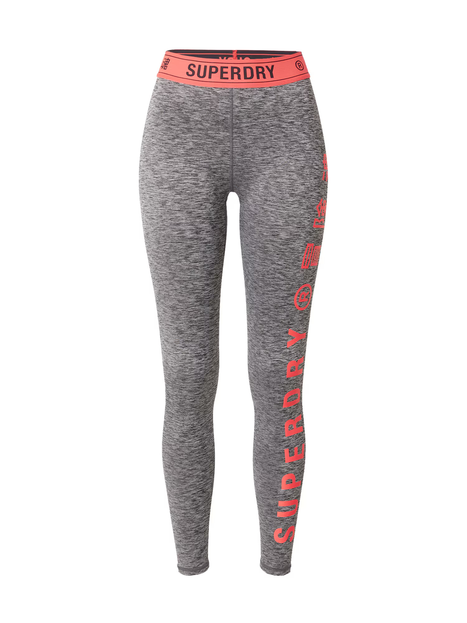 Superdry Leggings gri amestecat / roz - Pled.ro