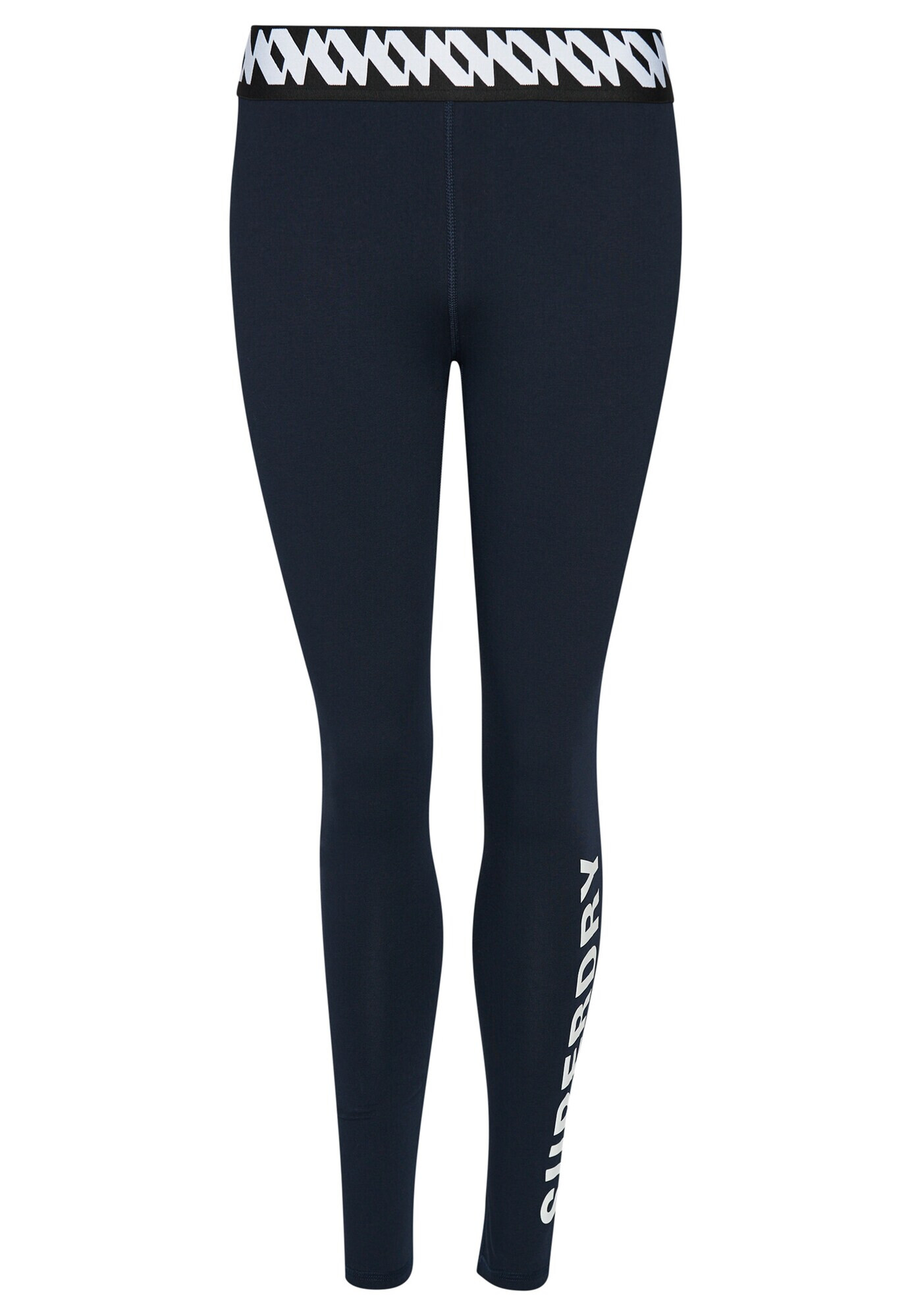 Superdry Leggings negru / alb - Pled.ro