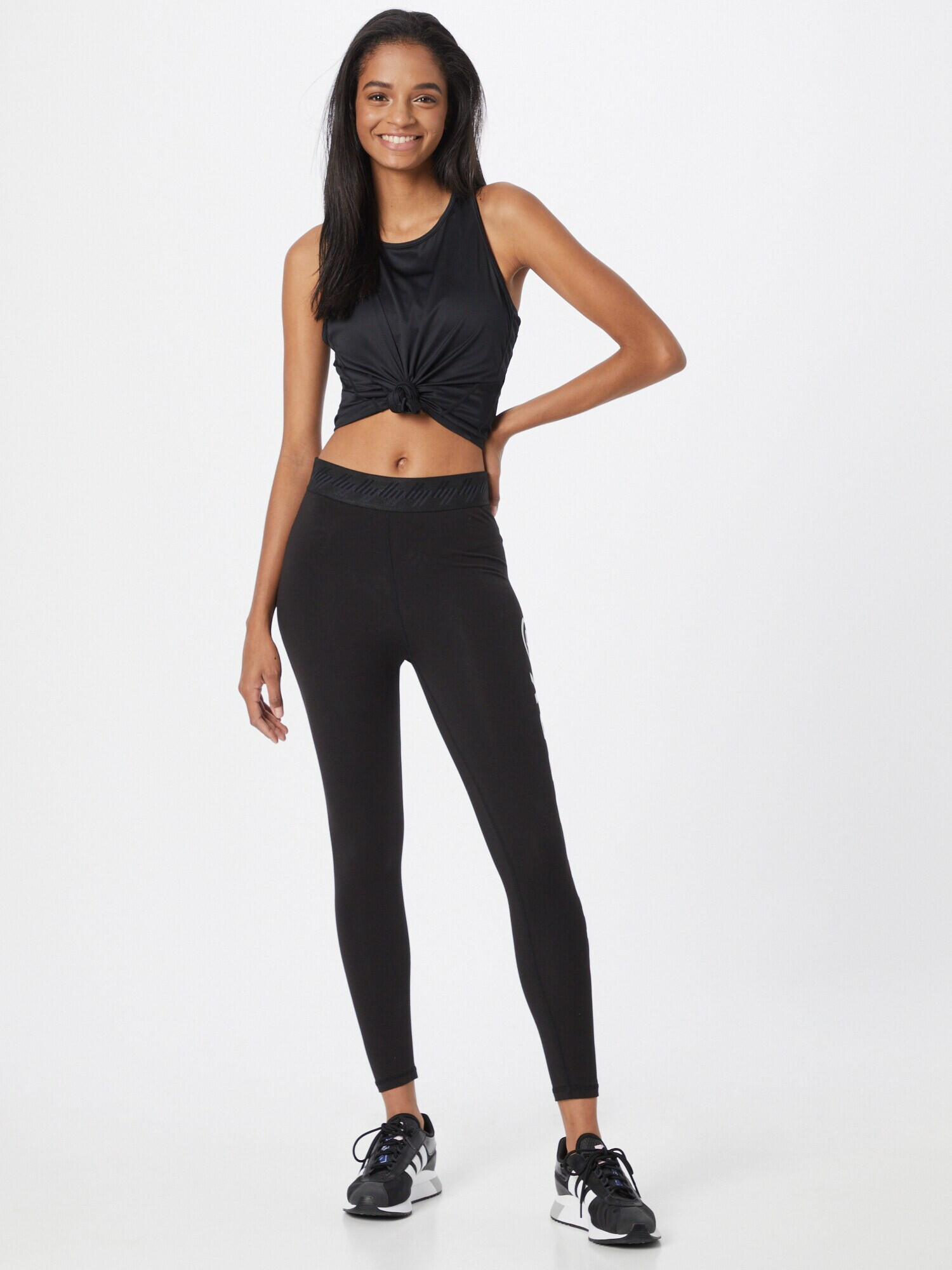 Superdry Leggings negru / argintiu - Pled.ro