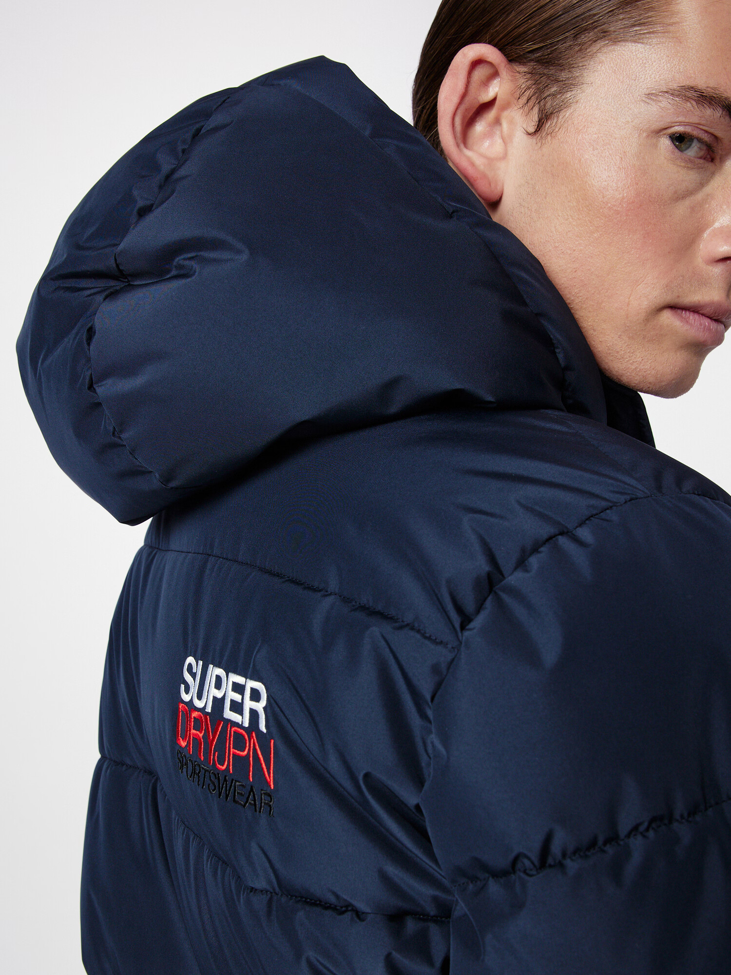 Superdry Palton de iarnă bleumarin - Pled.ro