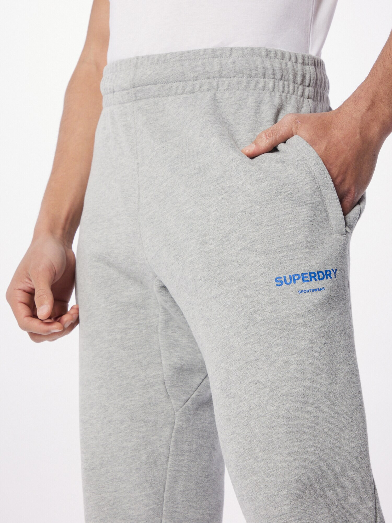 Superdry Pantaloni albastru / gri amestecat - Pled.ro