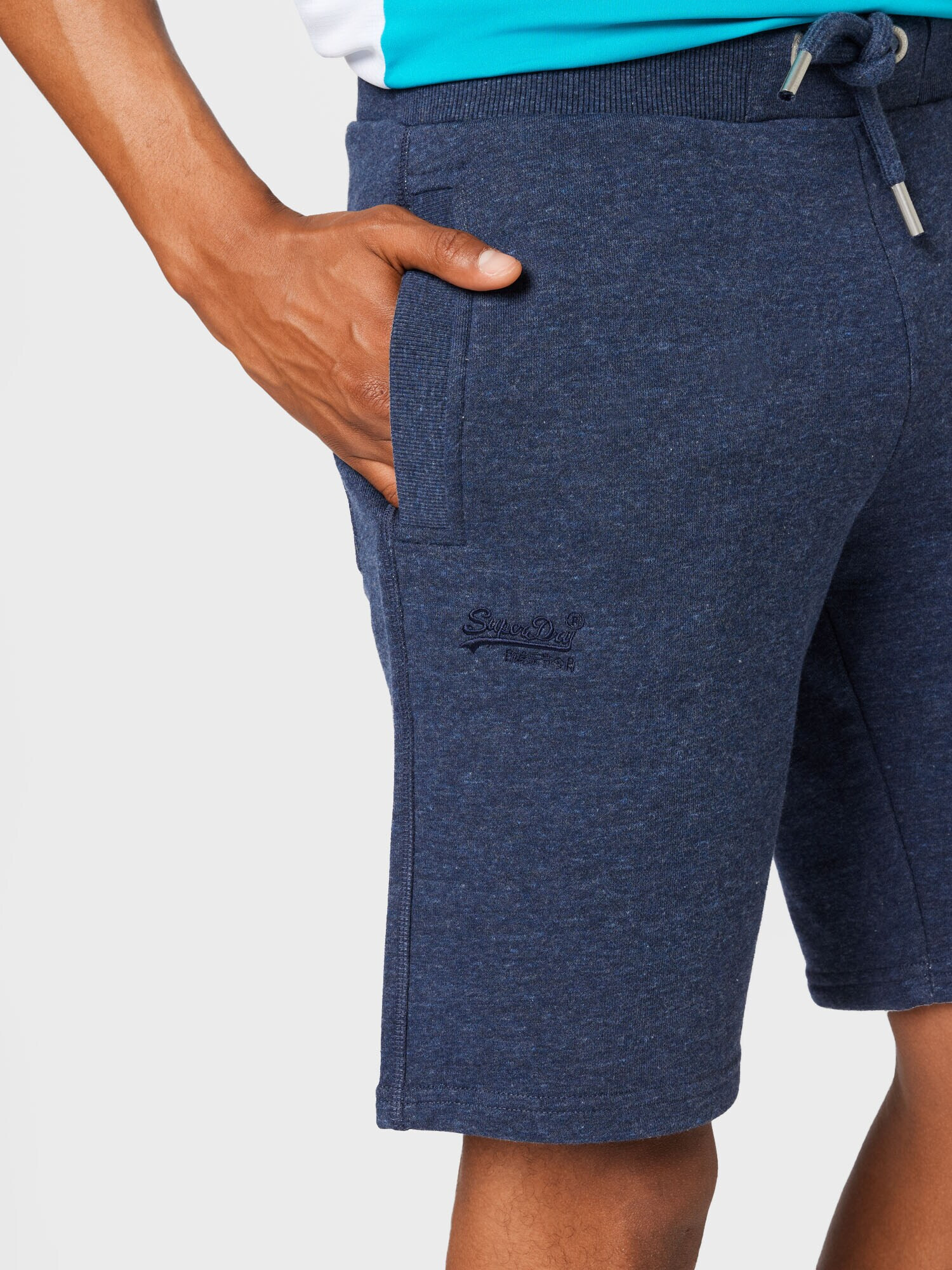 Superdry Pantaloni bleumarin - Pled.ro