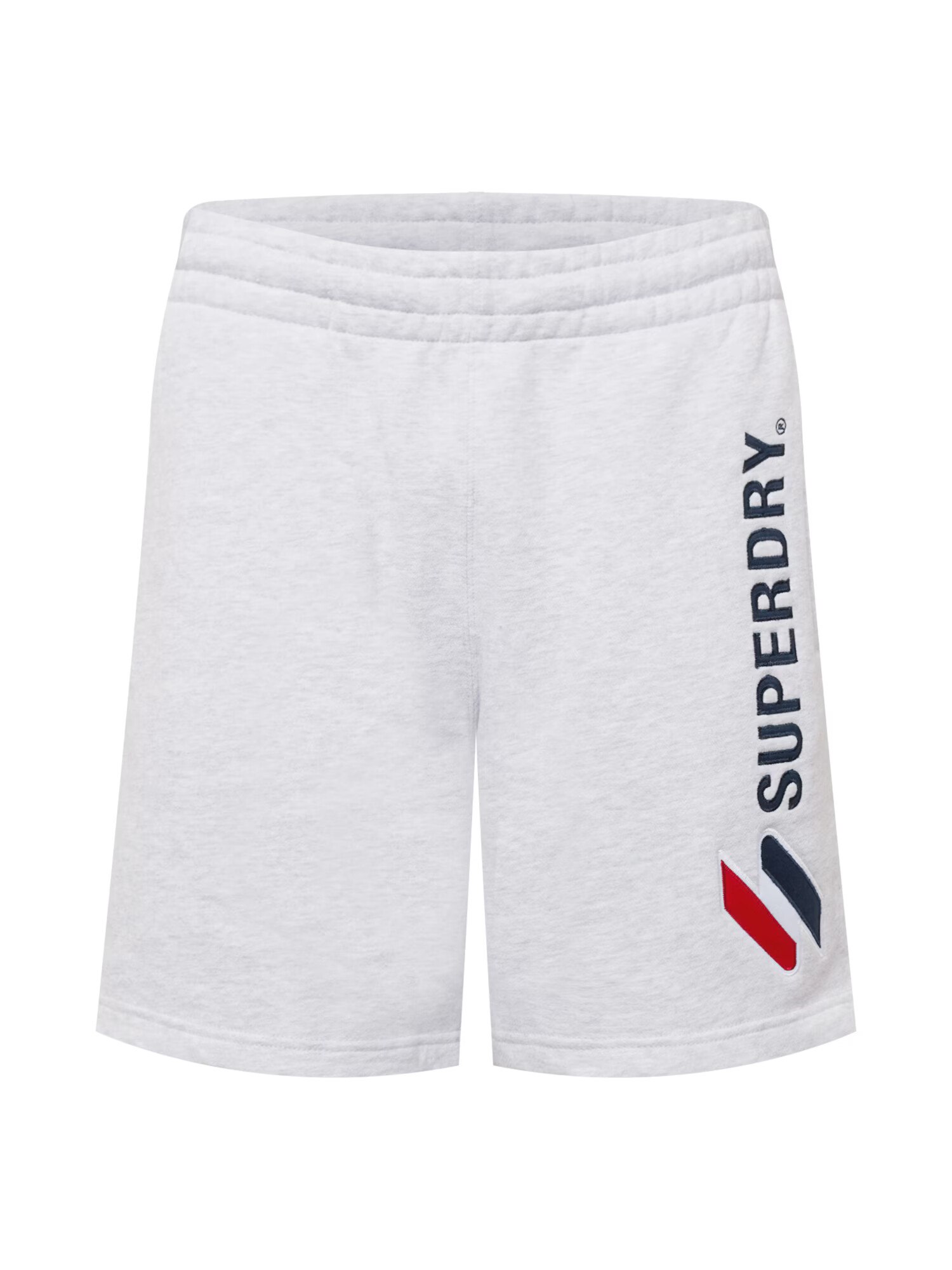 Superdry Pantaloni bleumarin / gri deschis / roșu - Pled.ro