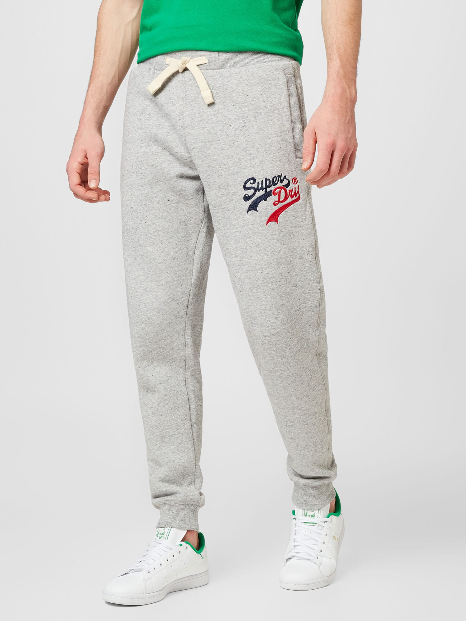 Superdry Pantaloni bleumarin / gri amestecat / roși aprins - Pled.ro