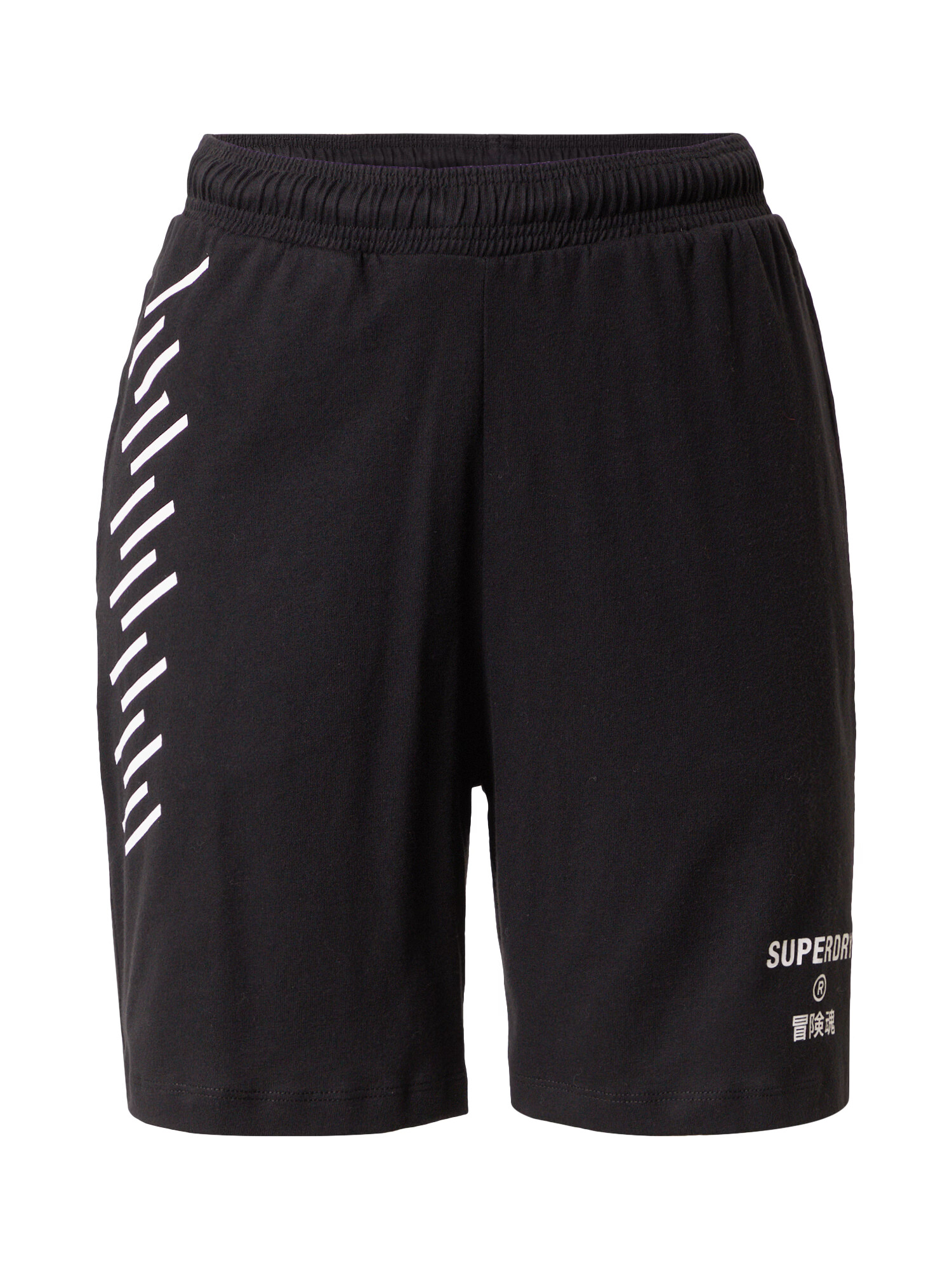 Superdry Pantaloni 'Code Core' negru / alb - Pled.ro