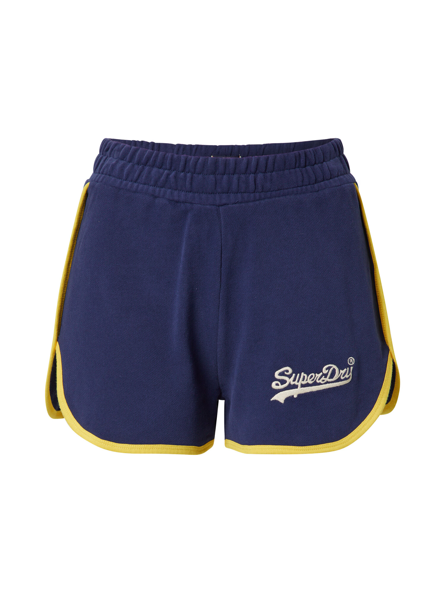 Superdry Pantaloni 'College' bleumarin / galben / alb - Pled.ro