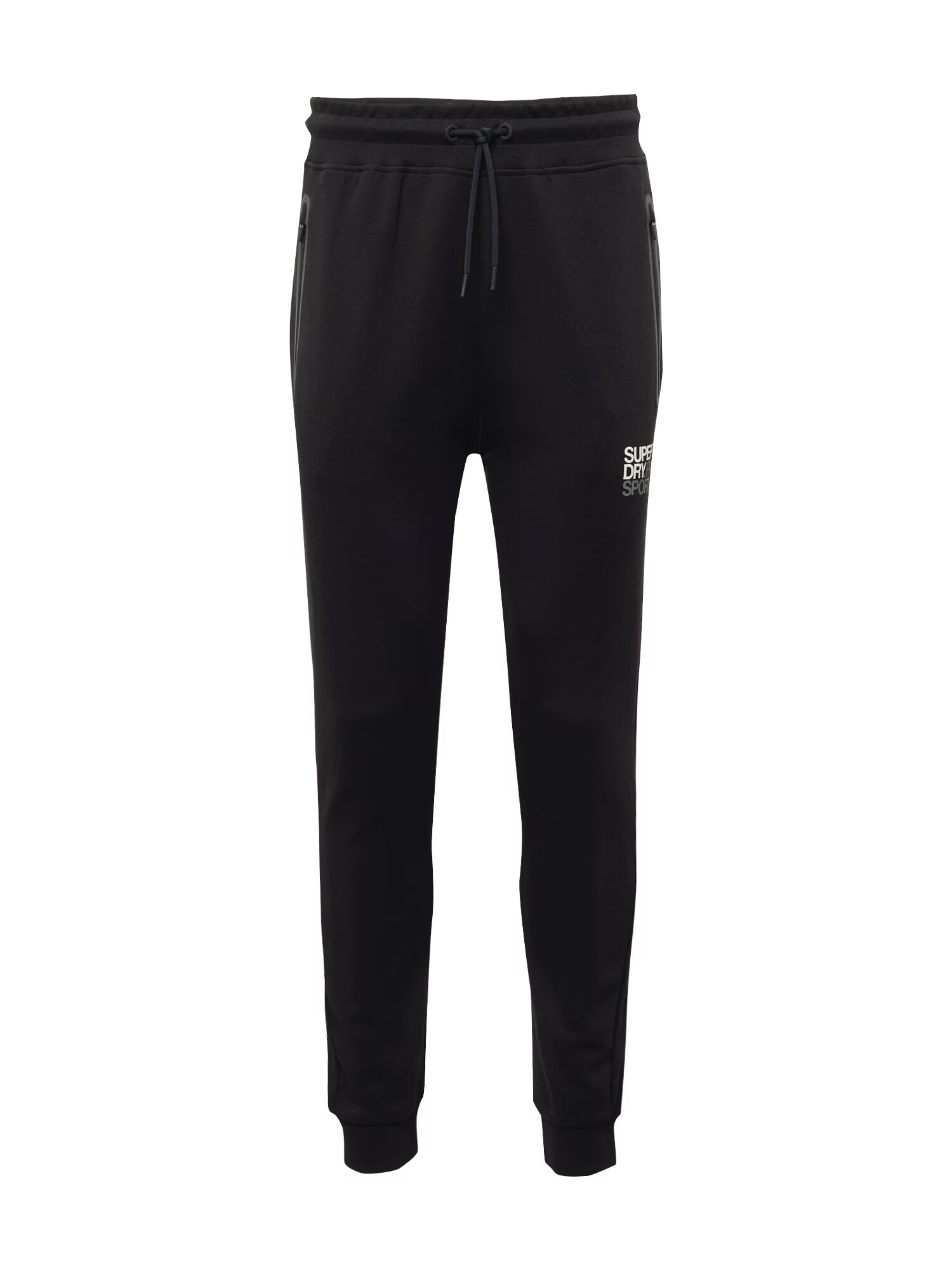 Superdry Pantaloni gri / negru / alb - Pled.ro