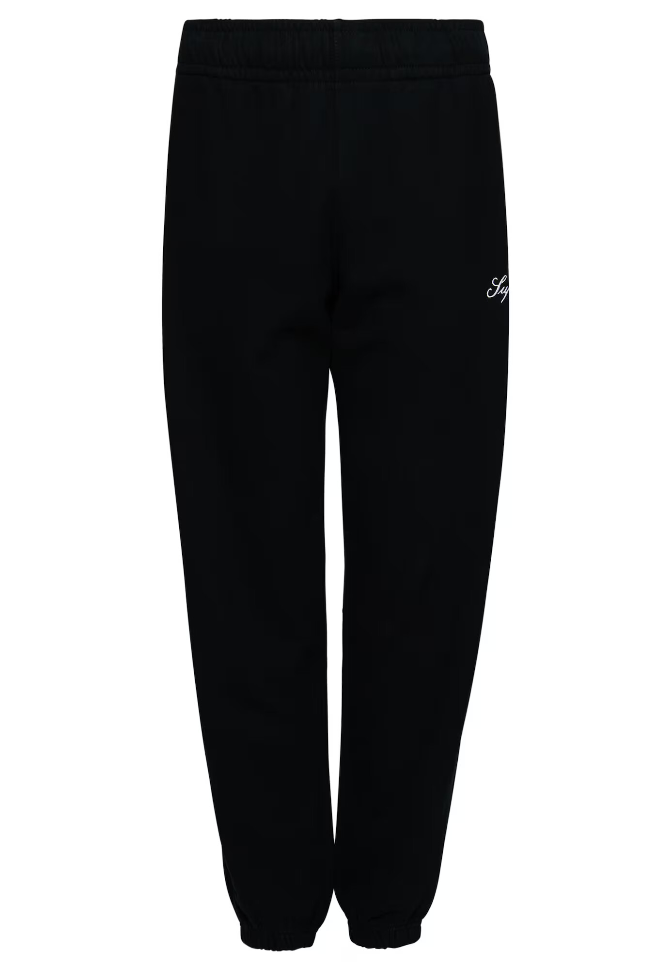 Superdry Pantaloni negru / alb - Pled.ro