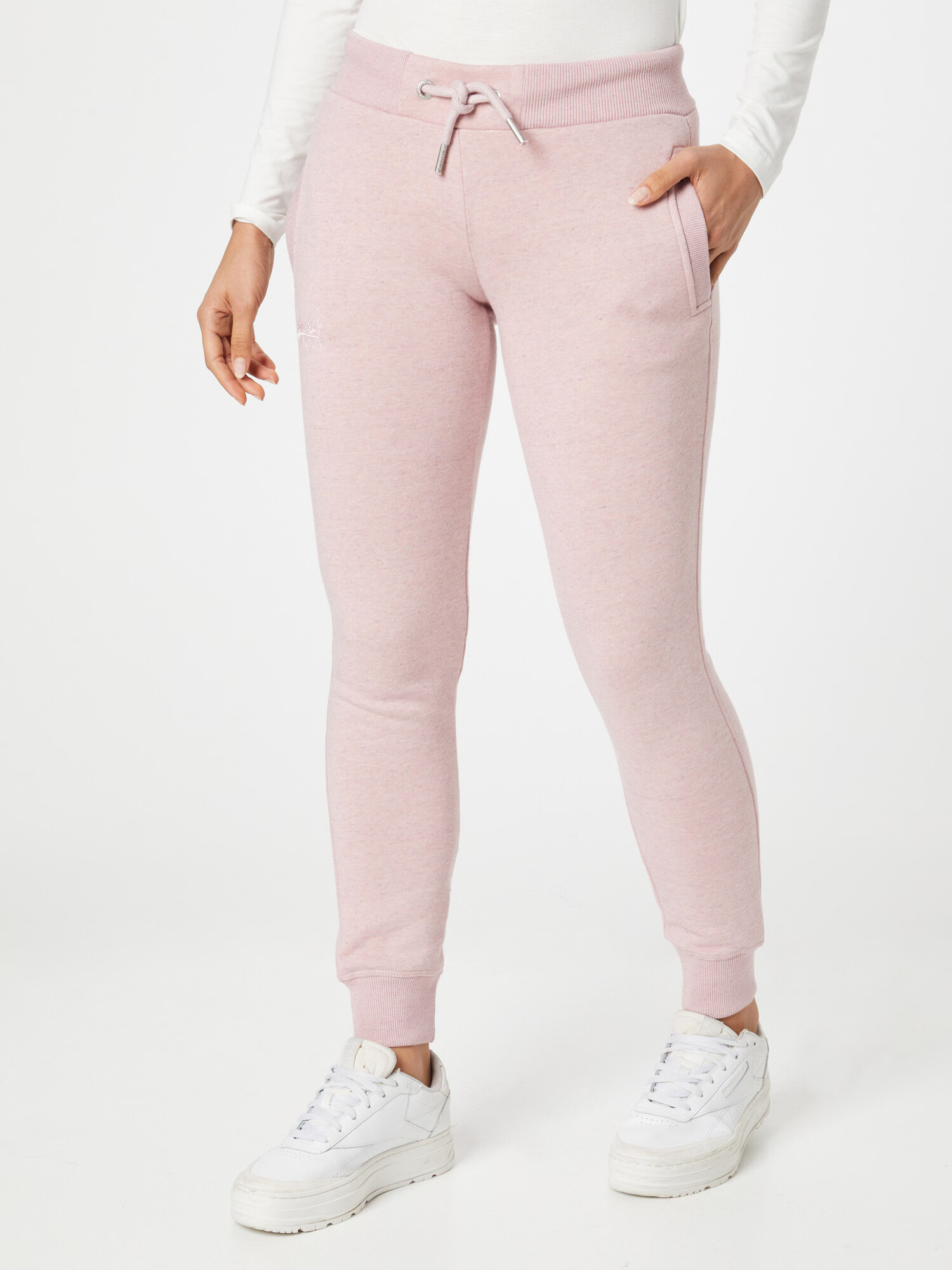 Superdry Pantaloni rosé - Pled.ro