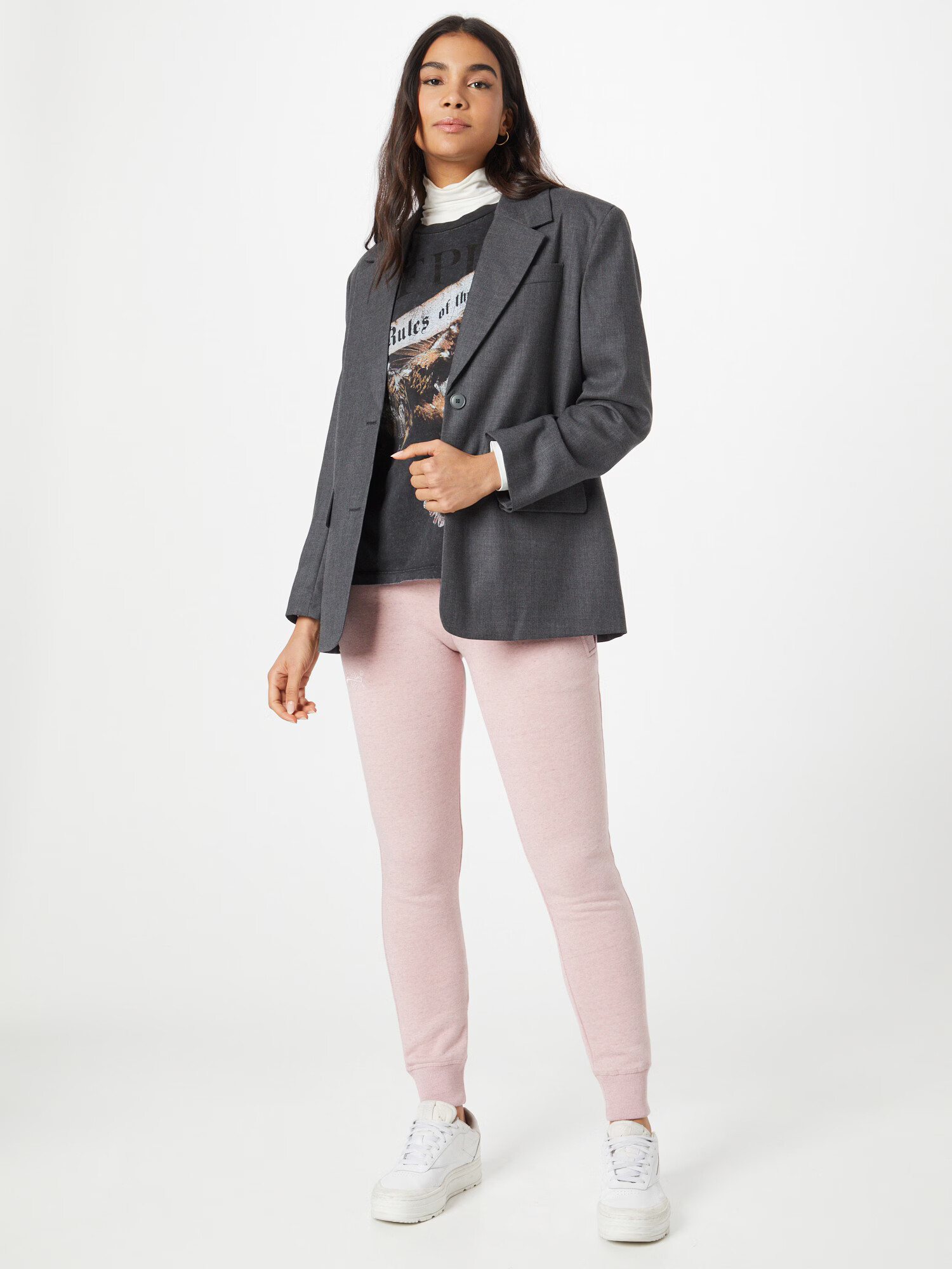 Superdry Pantaloni rosé - Pled.ro