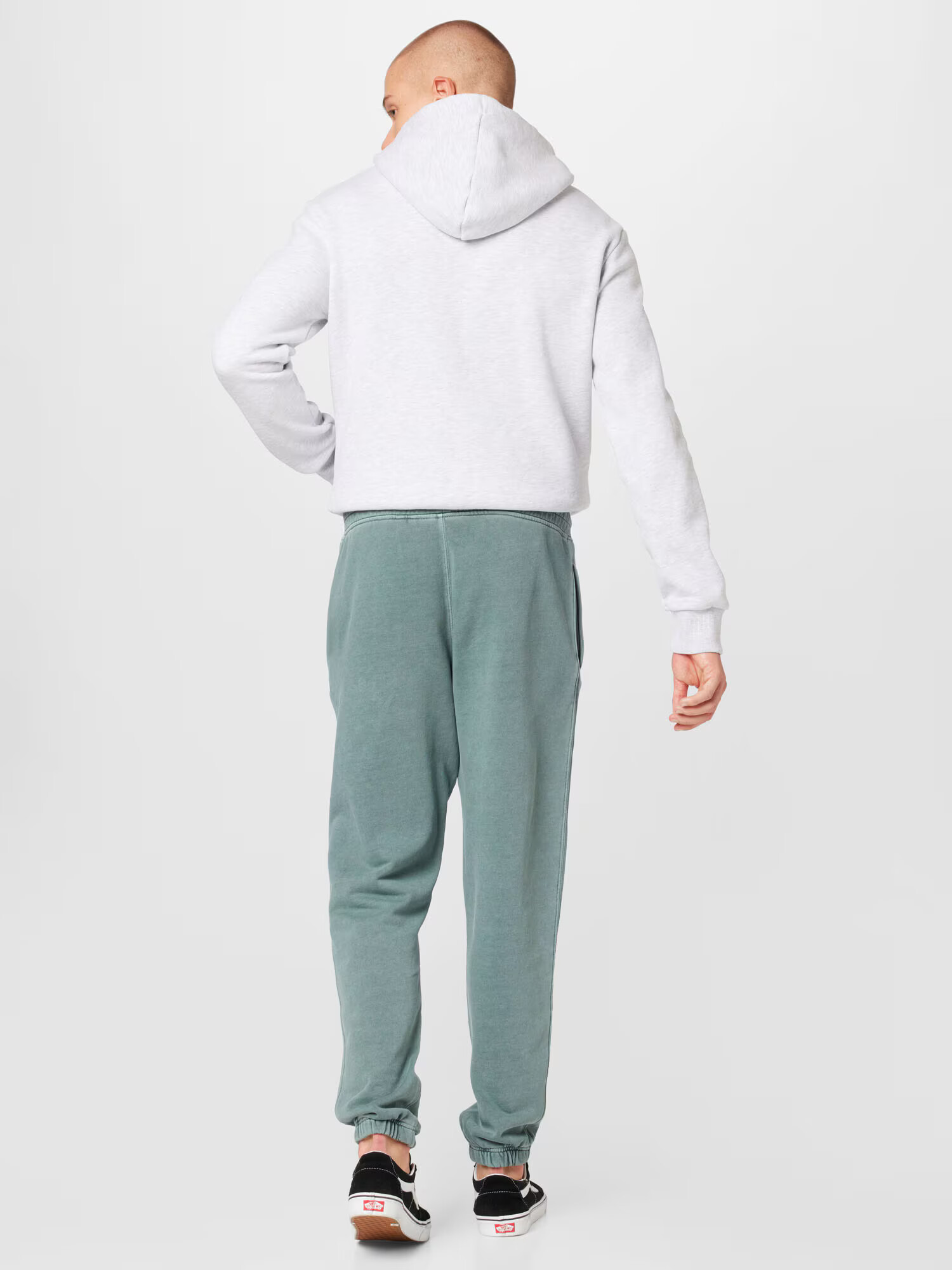 Superdry Pantaloni verde jad / negru - Pled.ro