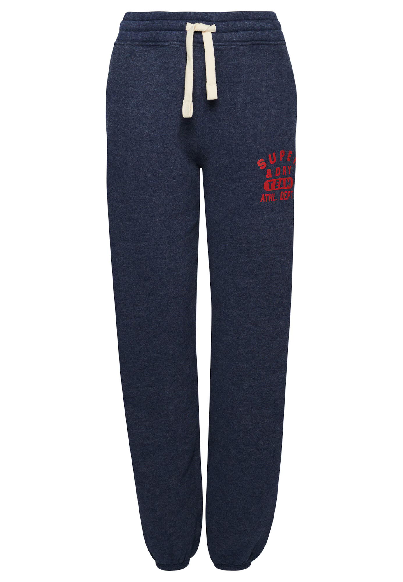 Superdry Pantaloni 'Vintage Collegiate' albastru amestec / roșu / alb - Pled.ro