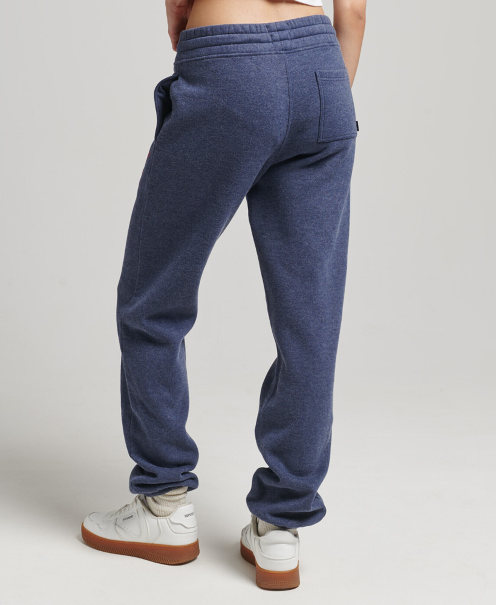 Superdry Pantaloni 'Vintage Collegiate' albastru amestec / roșu / alb - Pled.ro