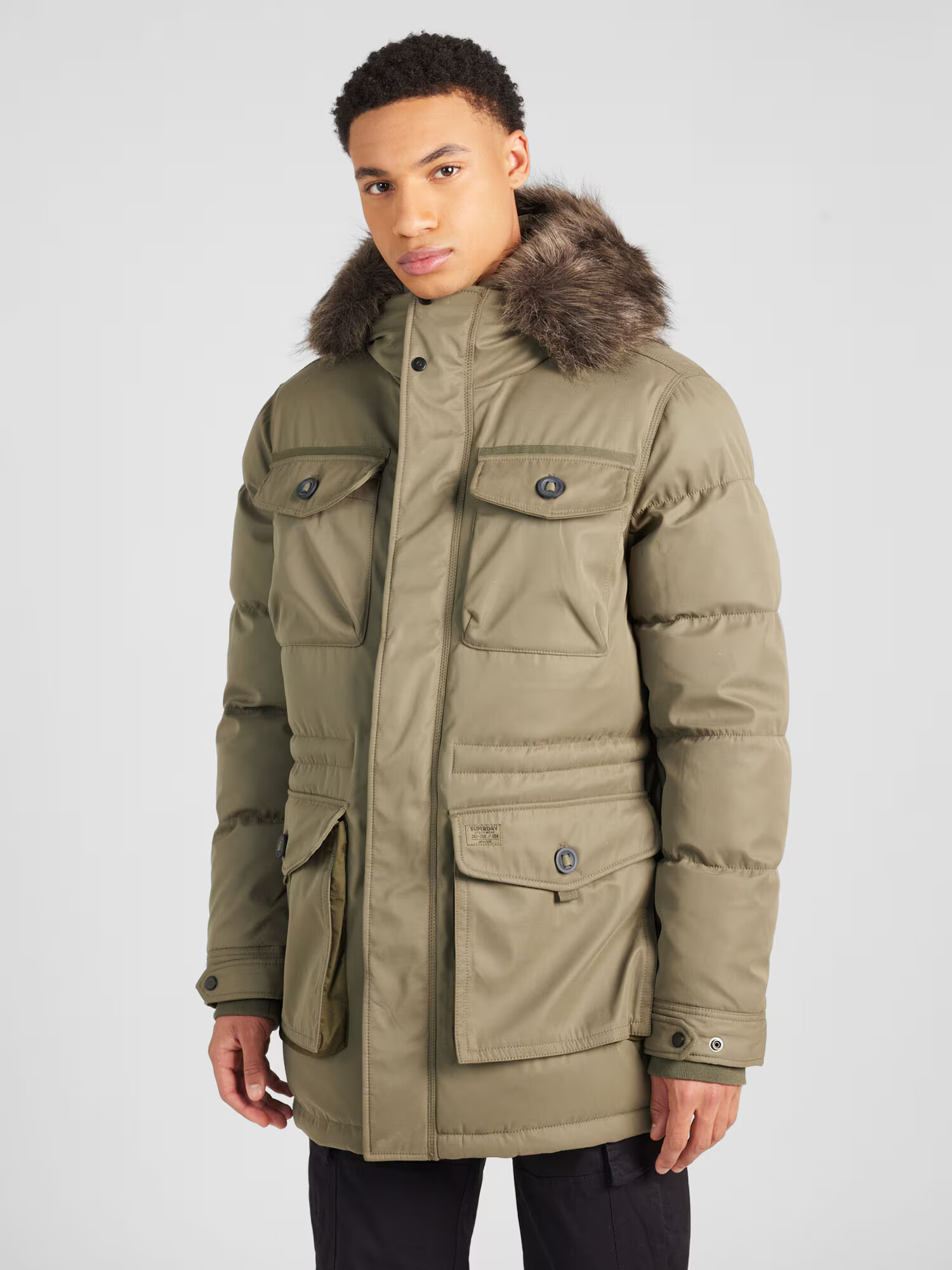 Superdry Parka de iarnă 'Chinook' oliv - Pled.ro