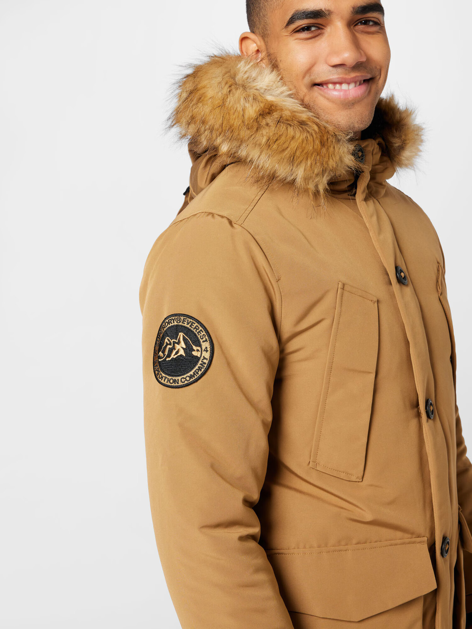 Superdry Parka de iarnă 'Everest' maro cămilă - Pled.ro