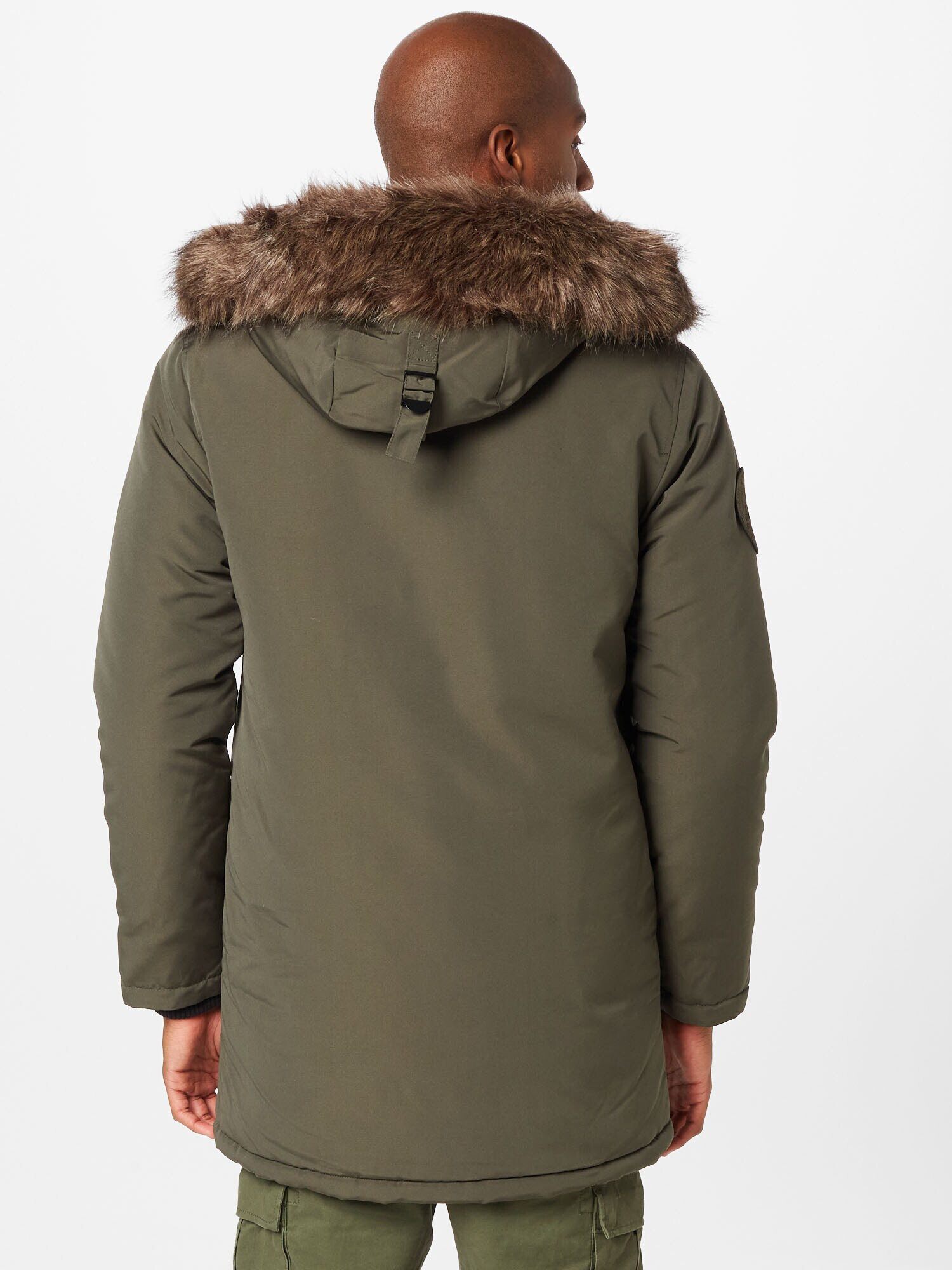 Superdry Parka de iarnă 'Everest' maro / kaki - Pled.ro