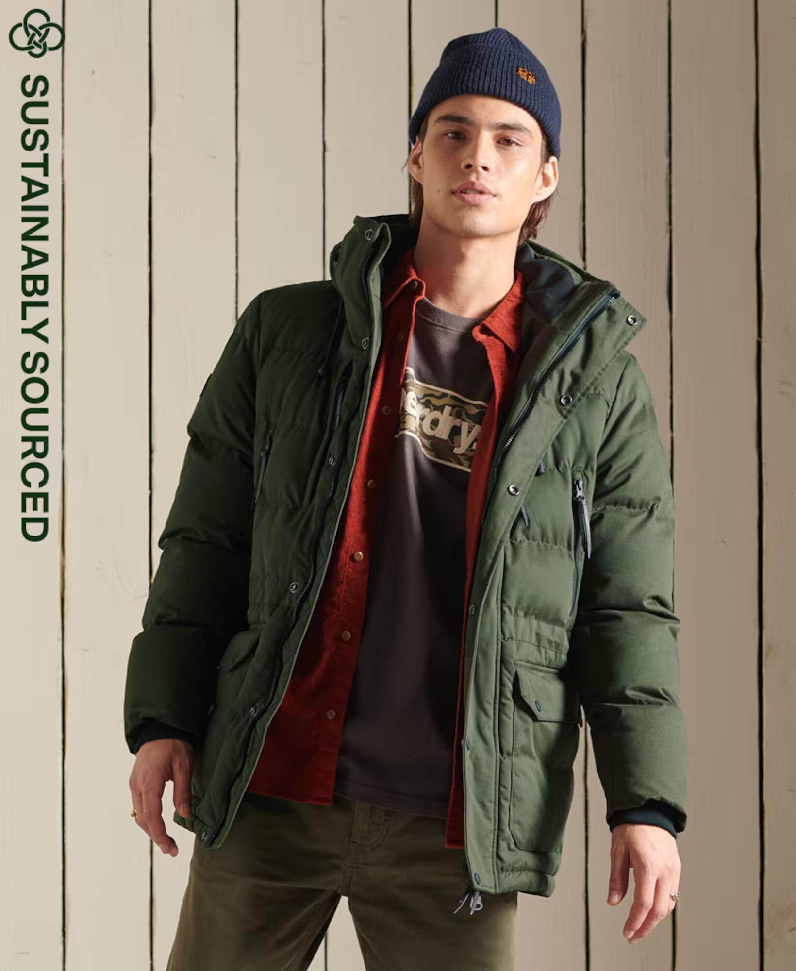 Superdry Parka de iarnă 'Expedition' verde închis - Pled.ro