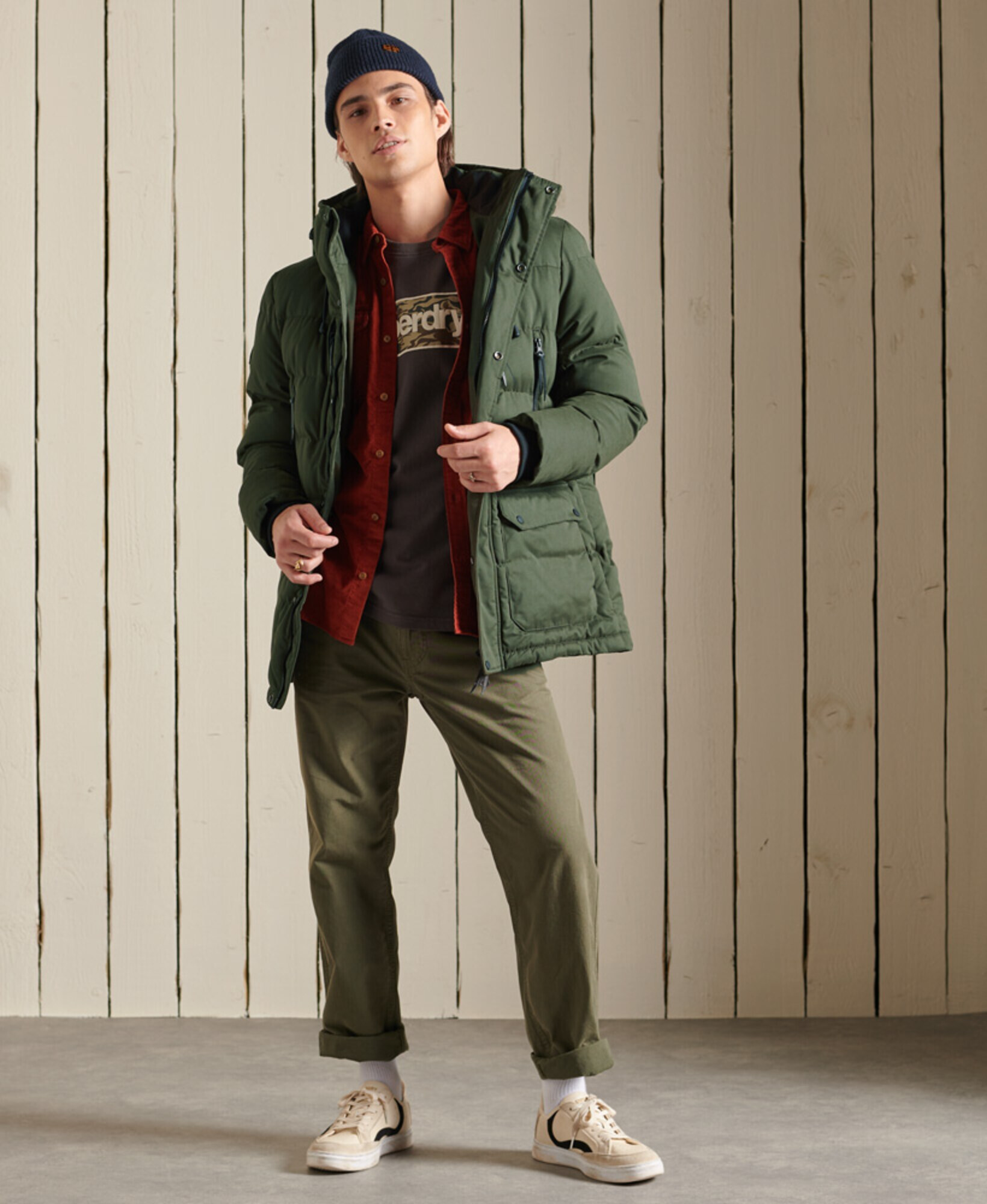 Superdry Parka de iarnă 'Expedition' verde închis - Pled.ro