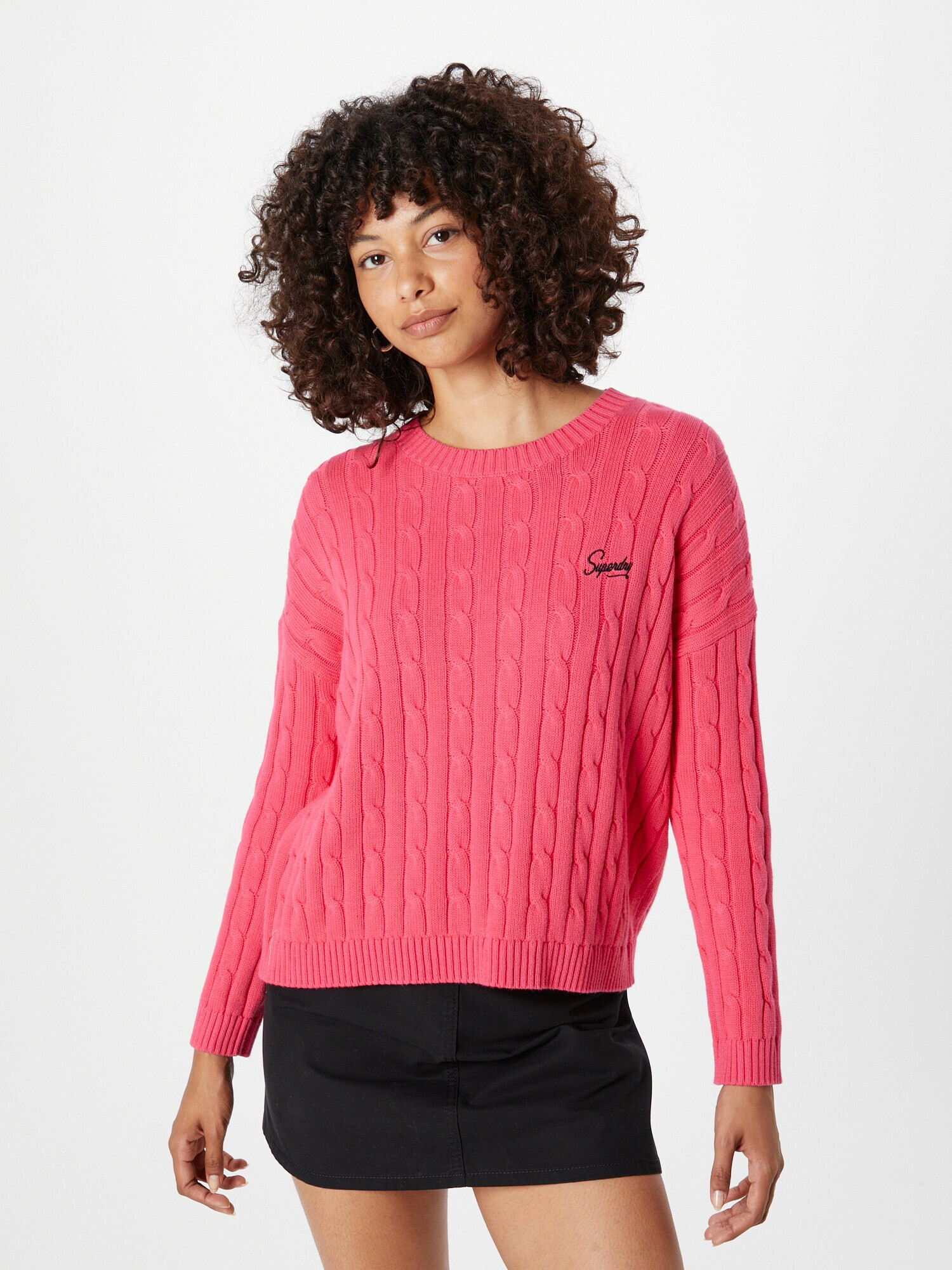 Superdry Pulover fucsia - Pled.ro