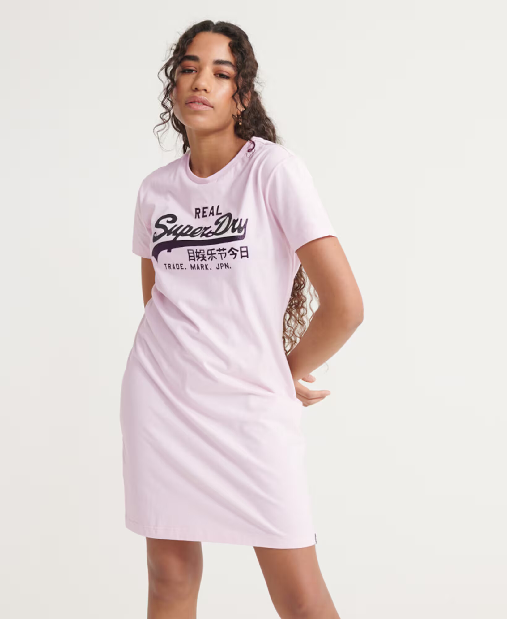 Superdry Rochie albastru marin / roz - Pled.ro