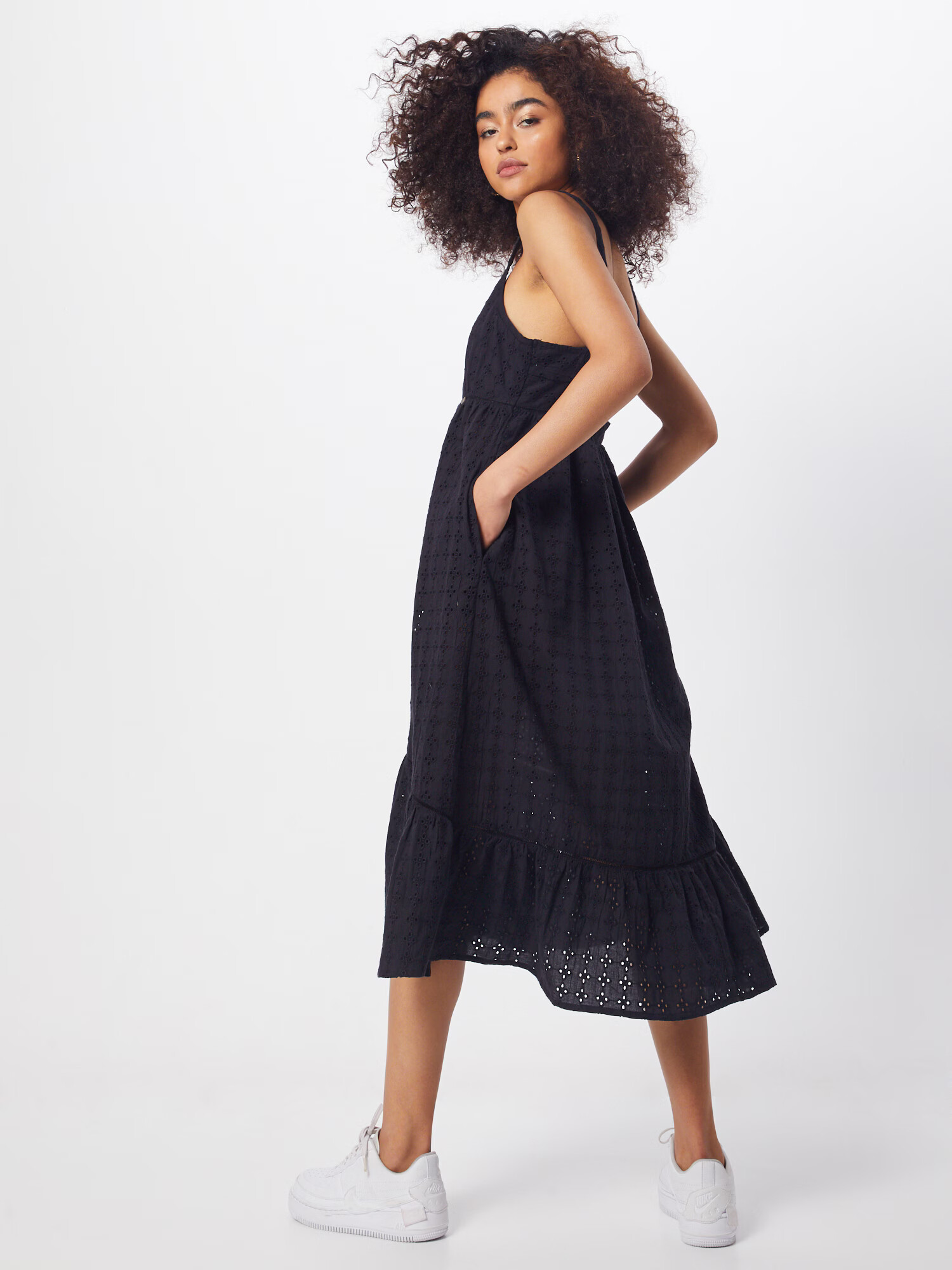 Superdry Rochie 'DAISY MIDI DRESS' negru - Pled.ro