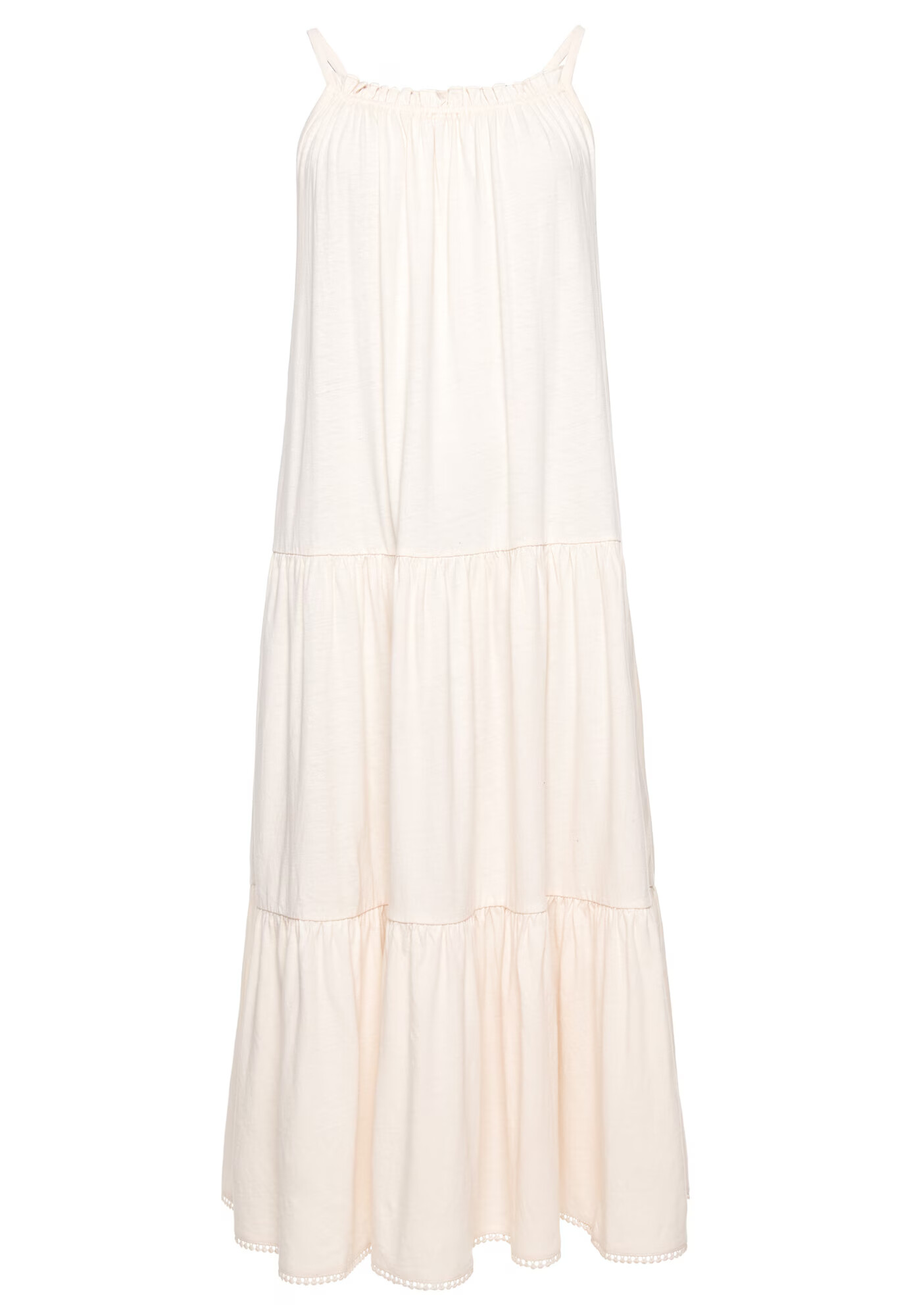 Superdry Rochie de vară 'JERSEY MIDI DRESS' bej - Pled.ro