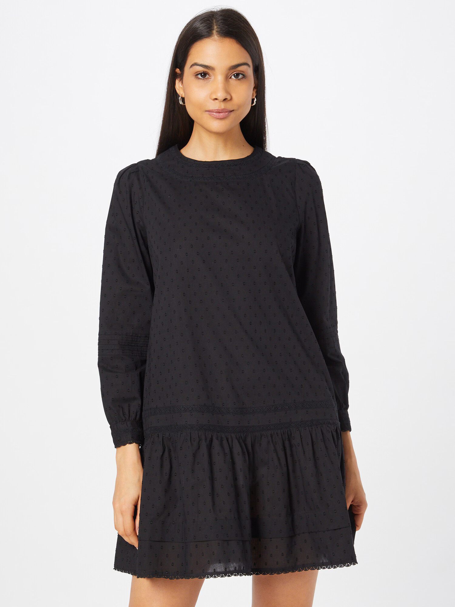 Superdry Rochie tip bluză negru - Pled.ro