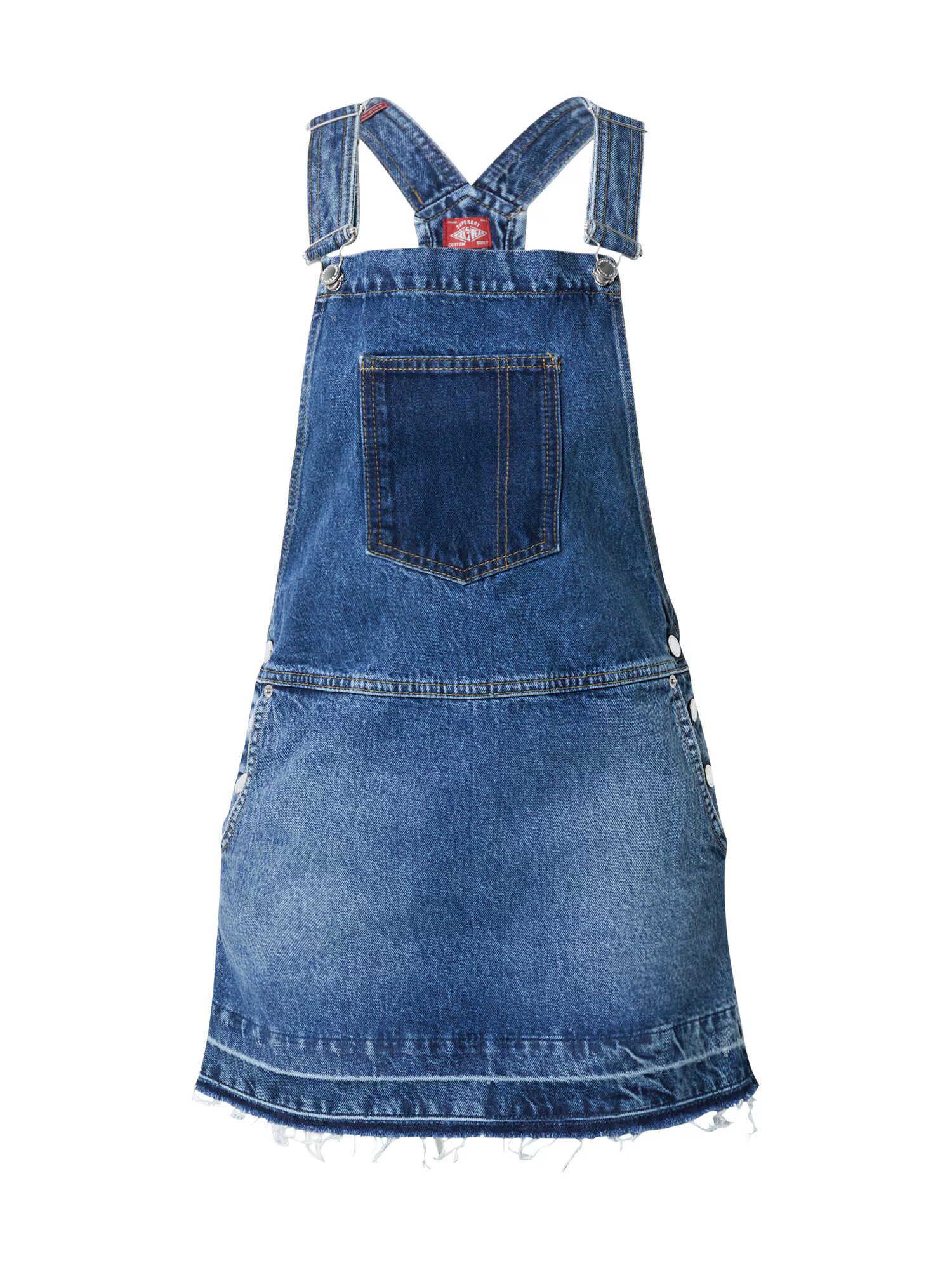 Superdry Salopetă rochie scurtă albastru denim - Pled.ro