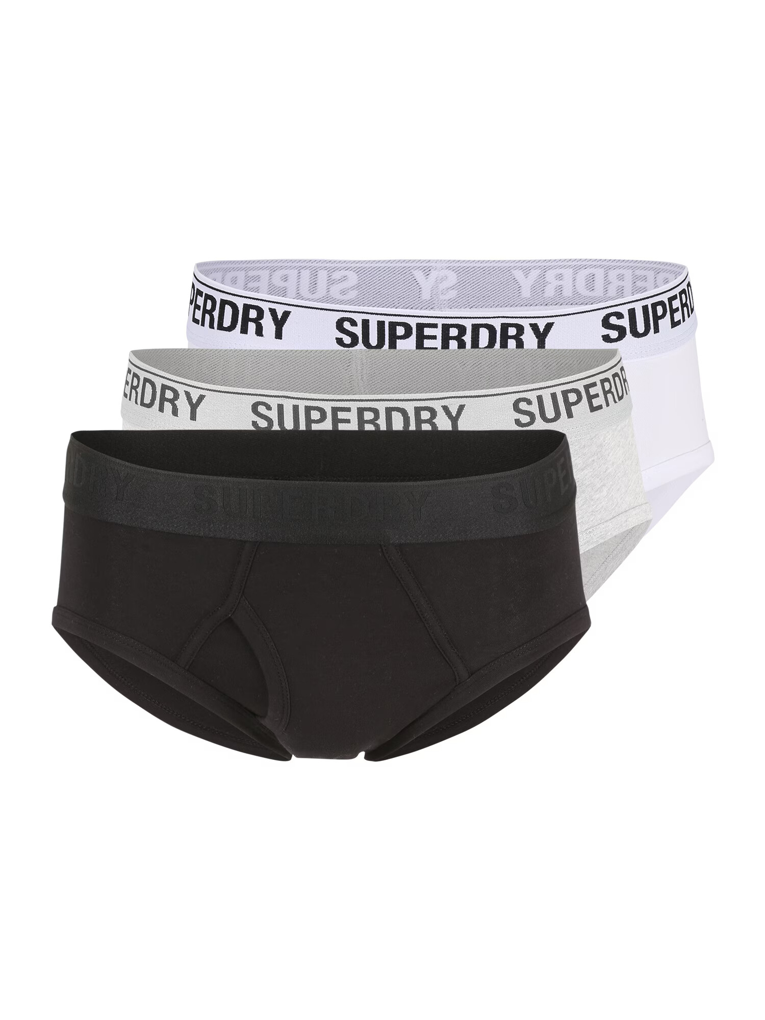 Superdry Slip gri / negru / alb - Pled.ro