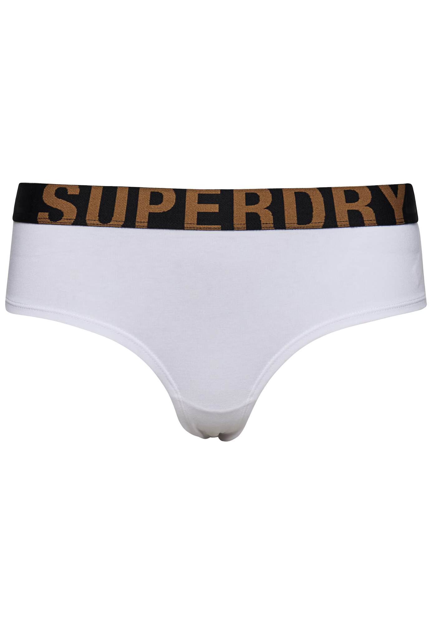 Superdry Slip maro deschis / negru / alb murdar - Pled.ro