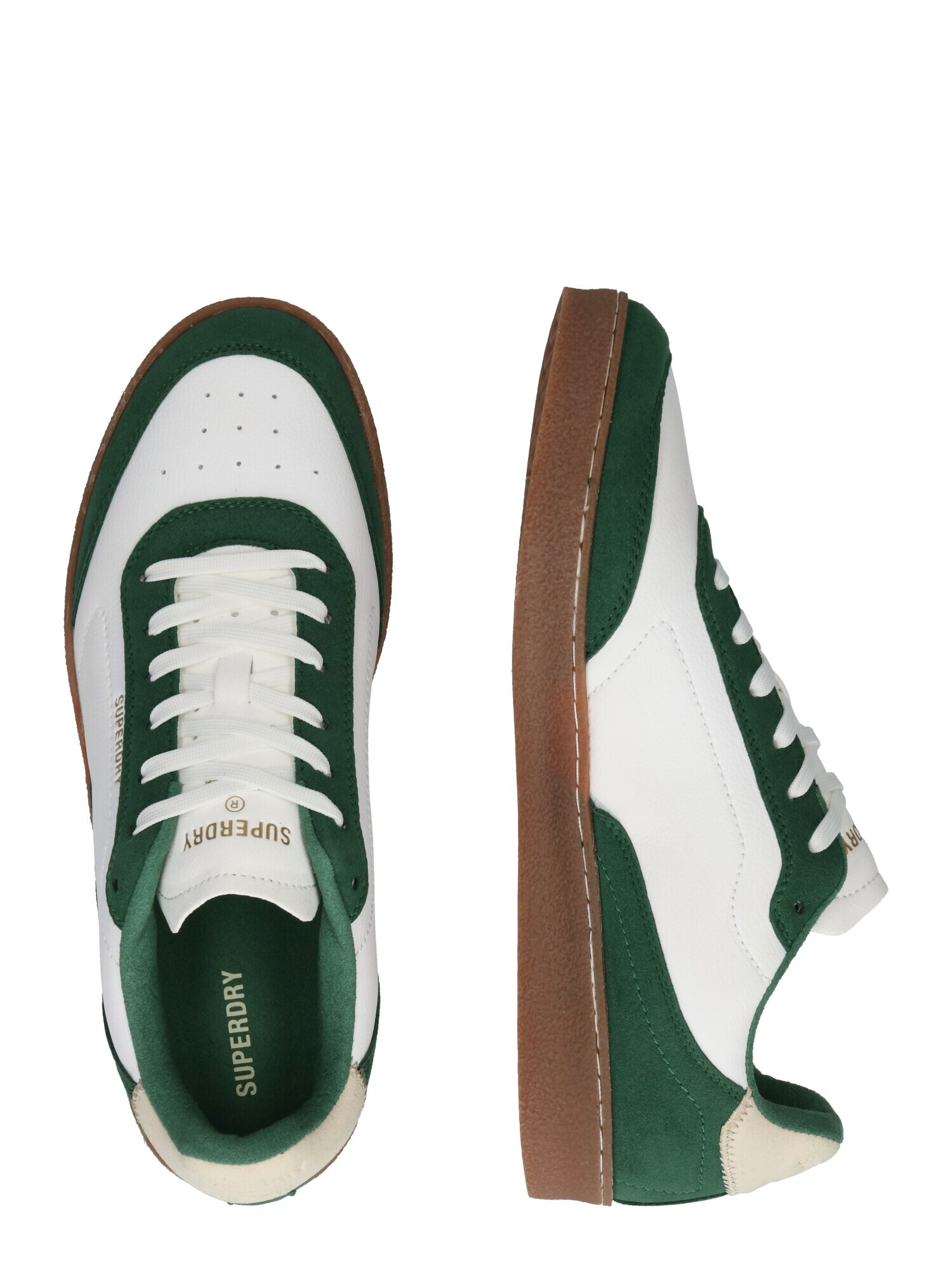 Superdry Sneaker low crem / verde iarbă / alb - Pled.ro