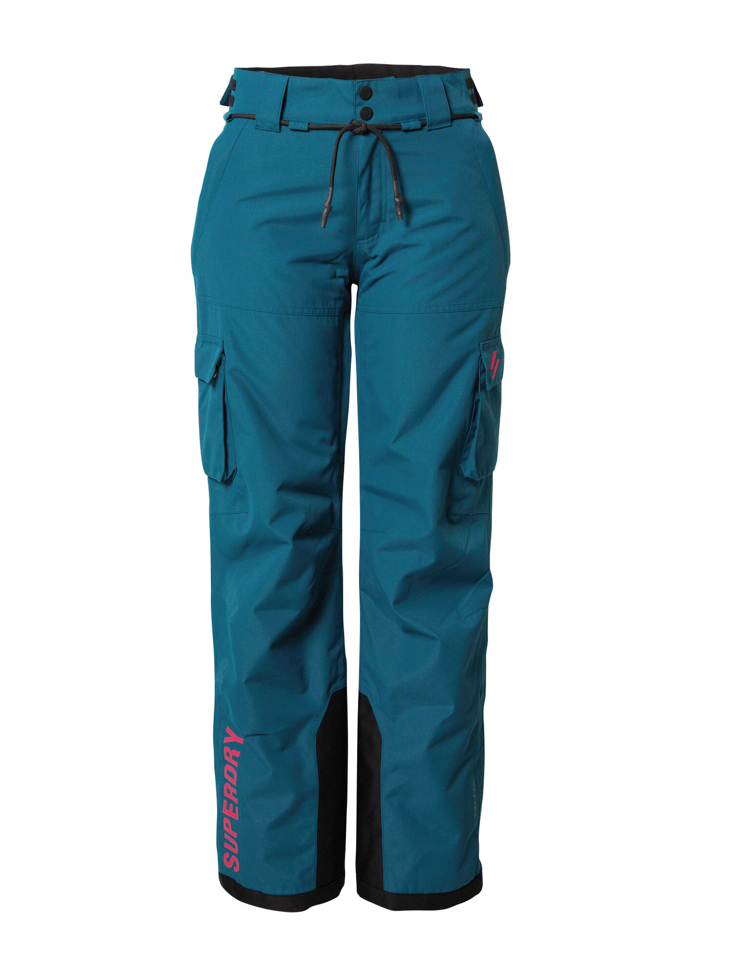 Superdry Snow Pantaloni sport 'ULTIMATE RESCUE' turcoaz / roz / negru - Pled.ro