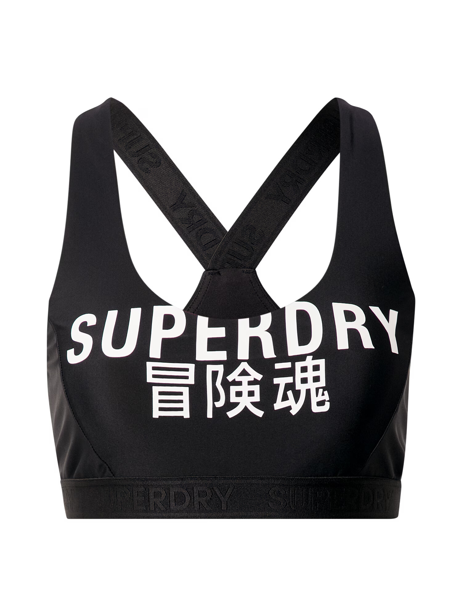 Superdry Sutien costum de baie negru / alb - Pled.ro