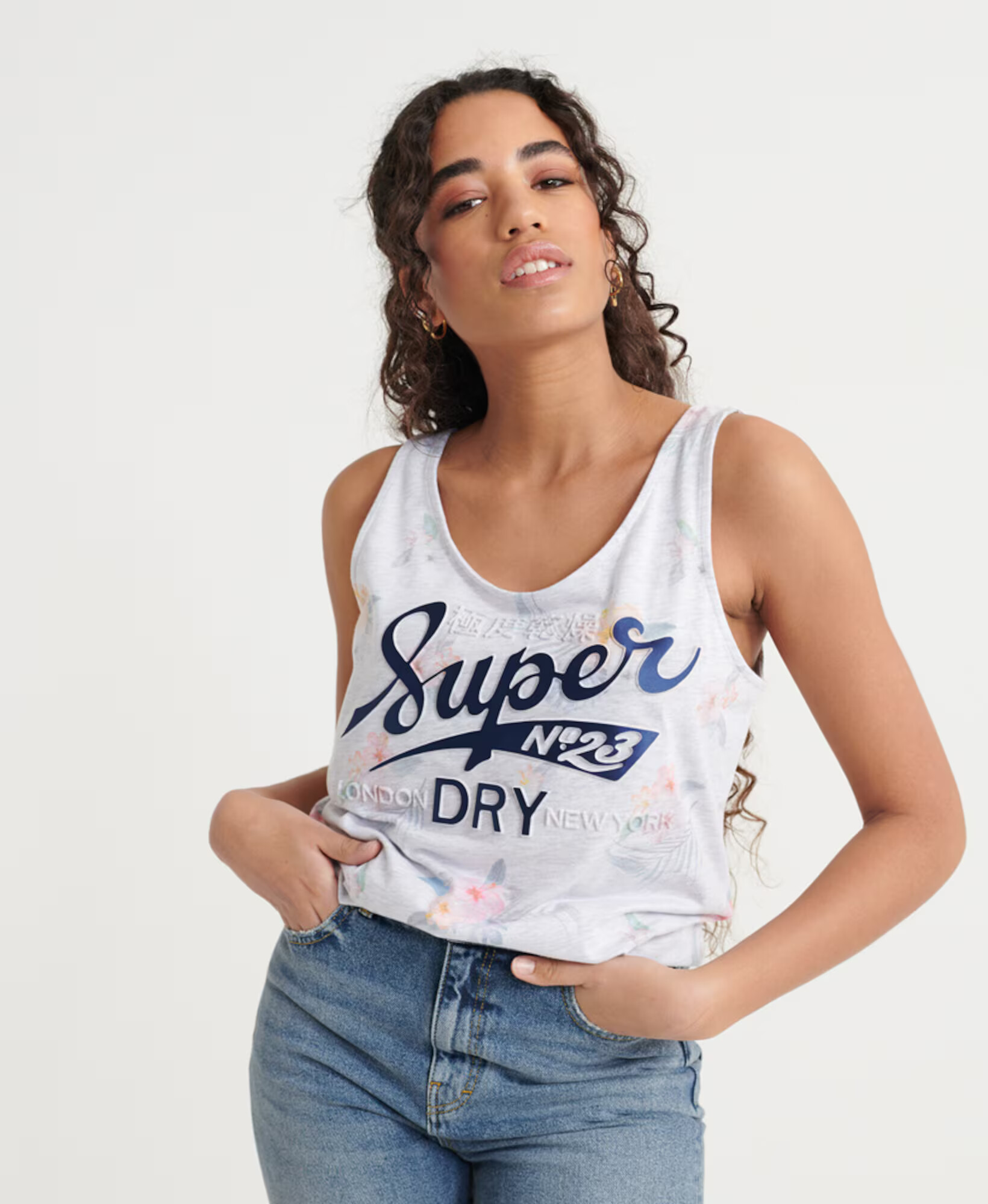 Superdry Top 'Super 23' mai multe culori / alb - Pled.ro