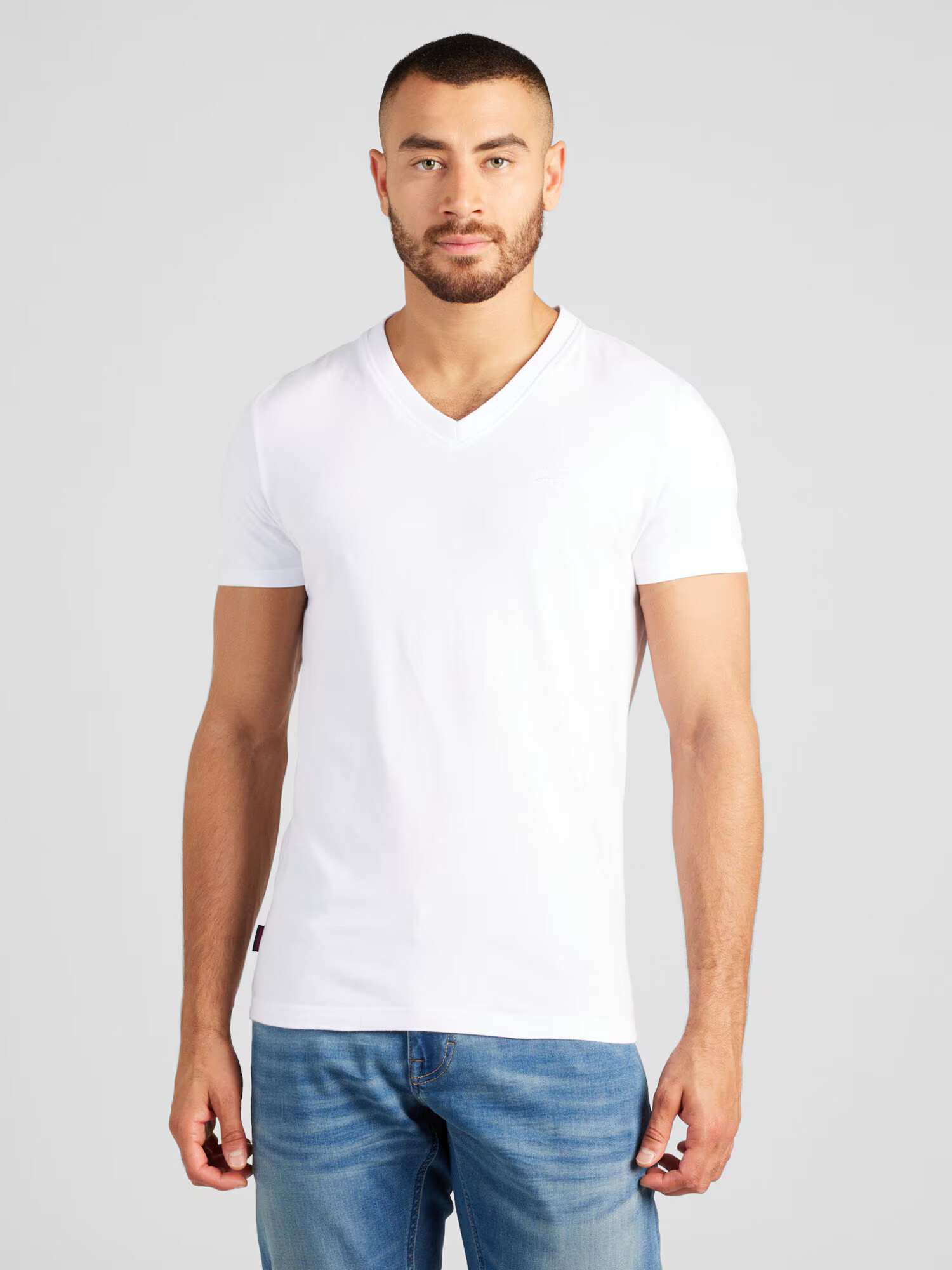 Superdry Tricou alb - Pled.ro