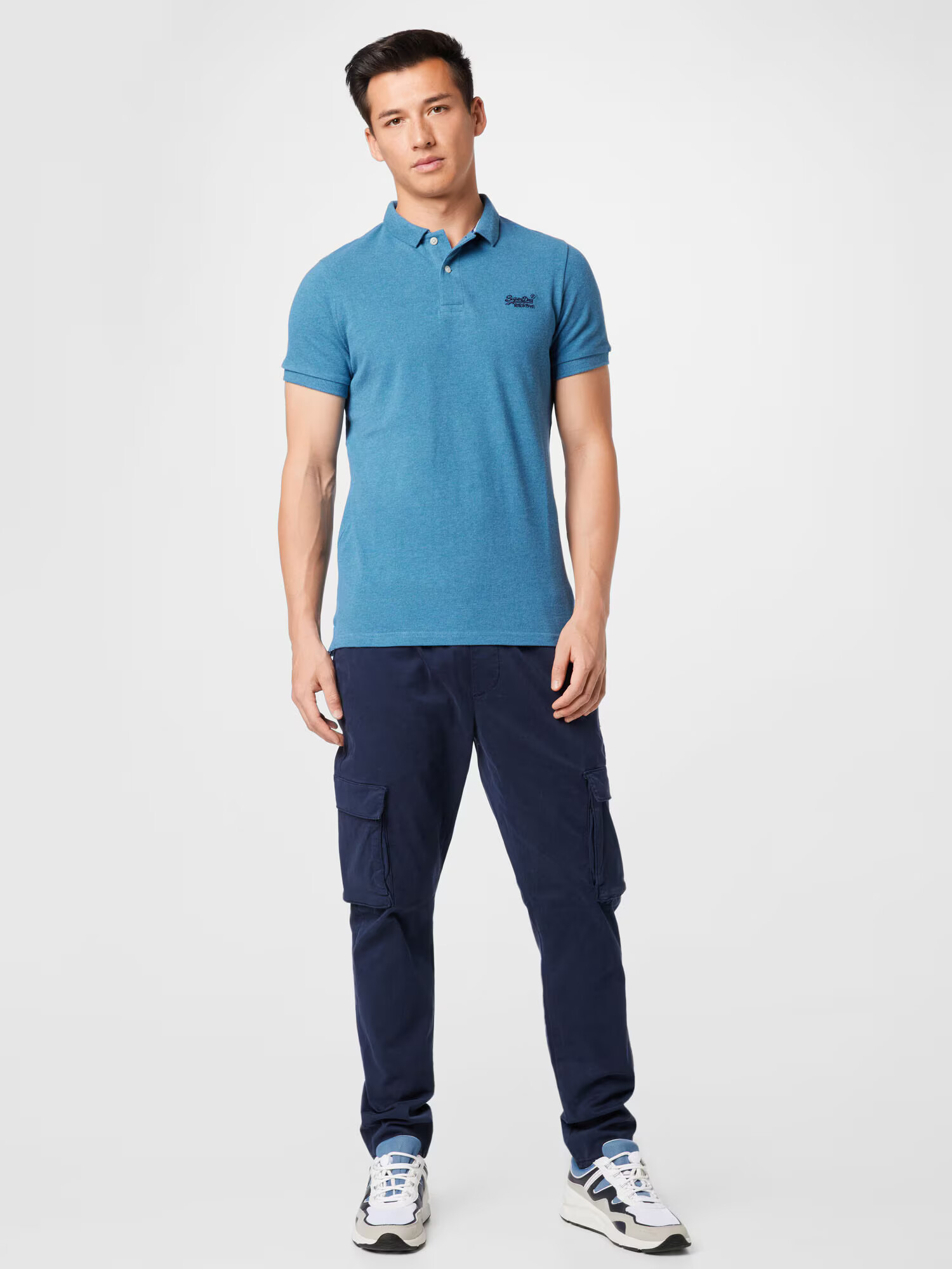 Superdry Tricou albastru aqua - Pled.ro