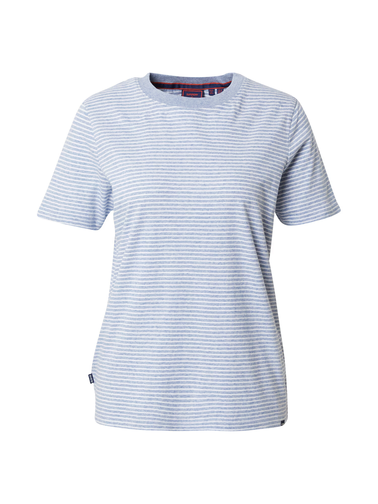 Superdry Tricou albastru deschis / alb - Pled.ro