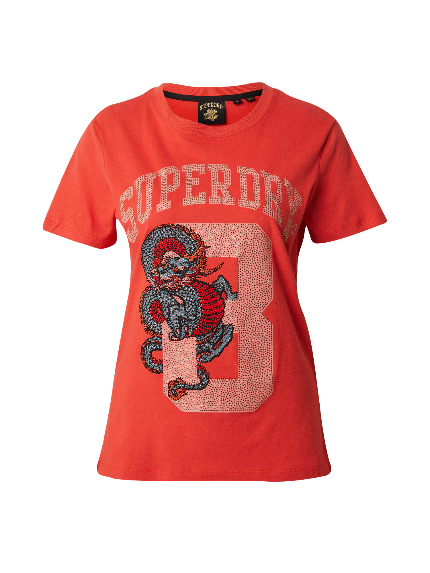 Superdry Tricou albastru / gri / roșu - Pled.ro