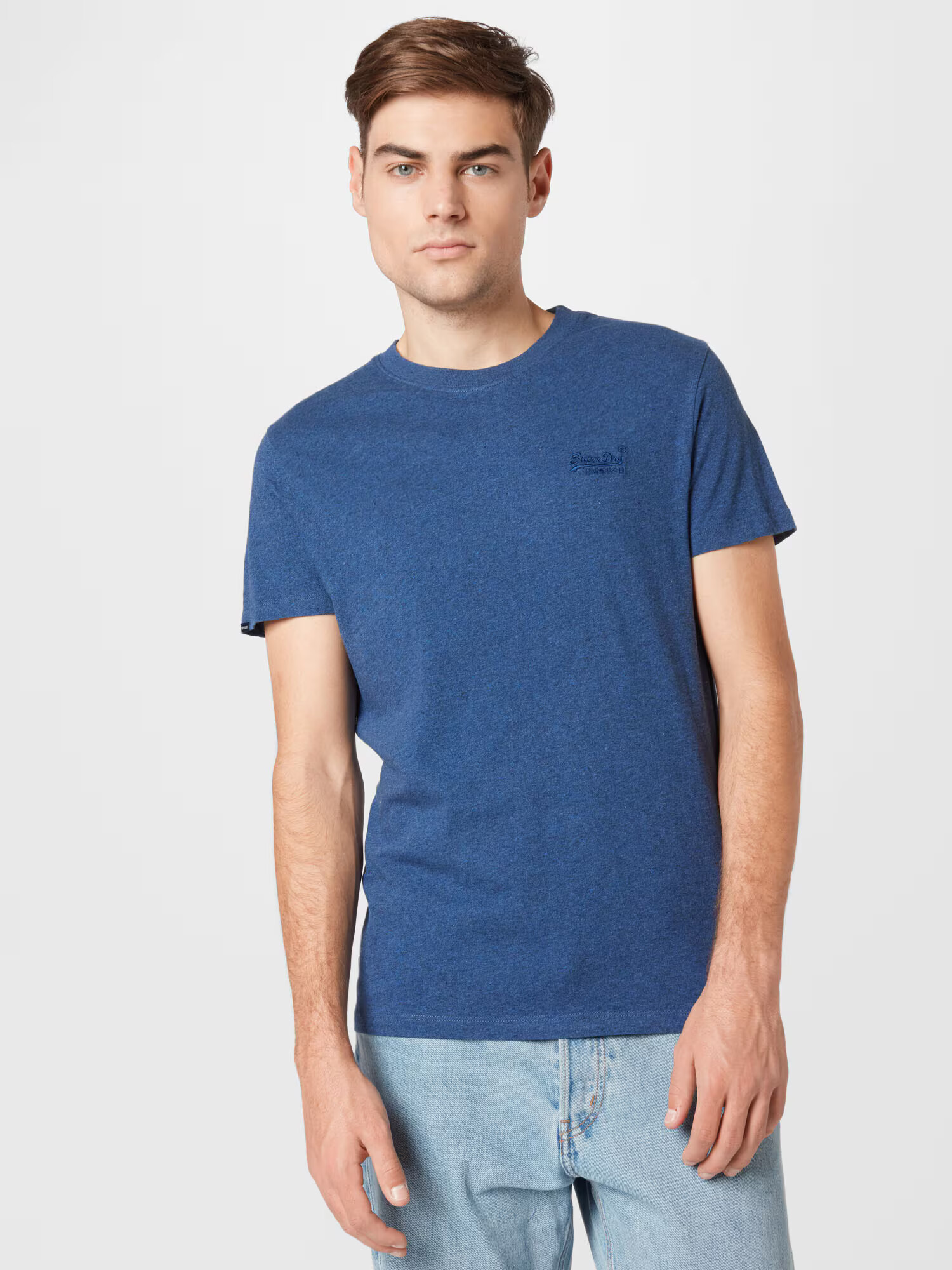 Superdry Tricou albastru închis / albastru amestec - Pled.ro