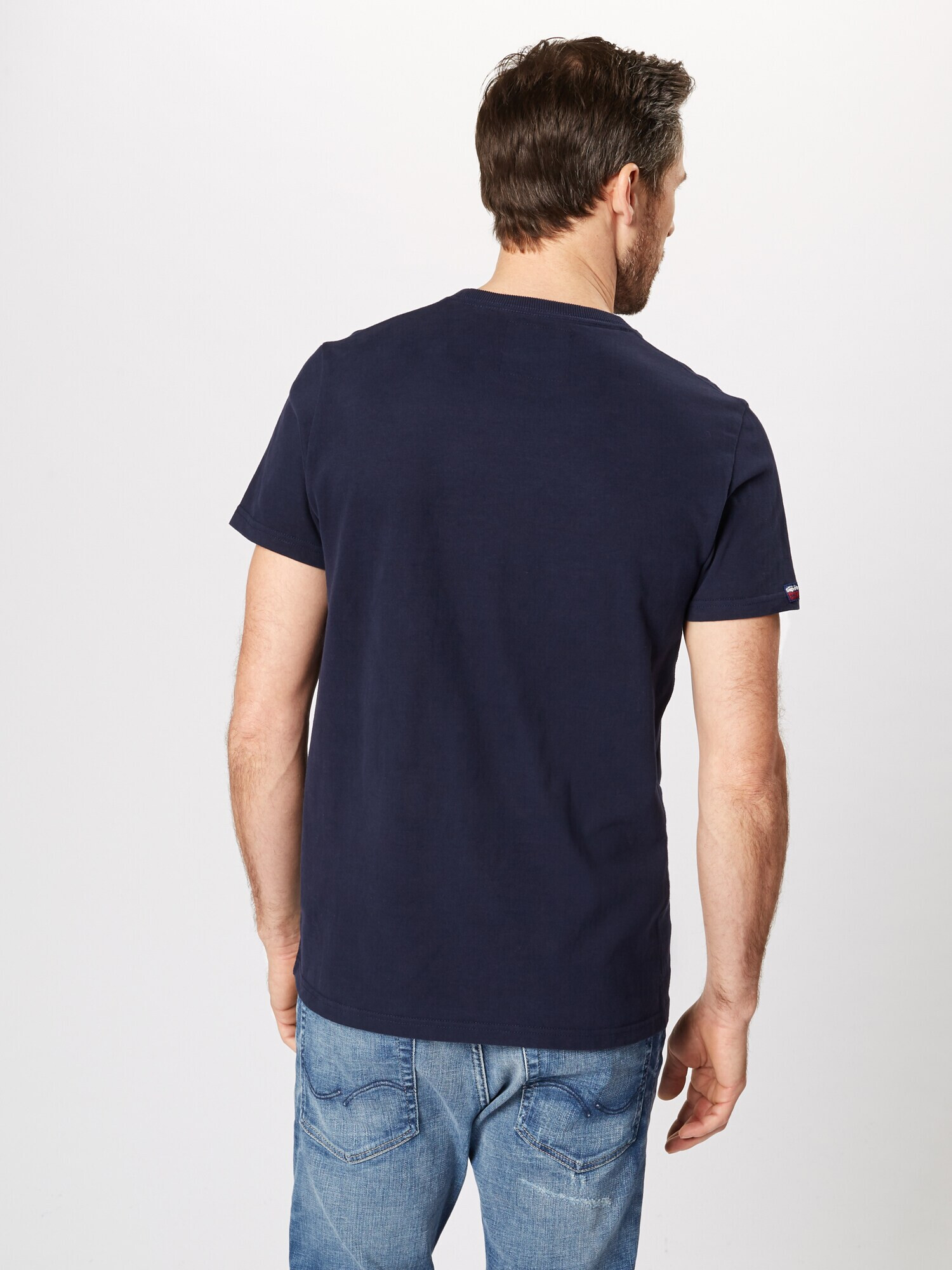 Superdry Tricou albastru marin - Pled.ro