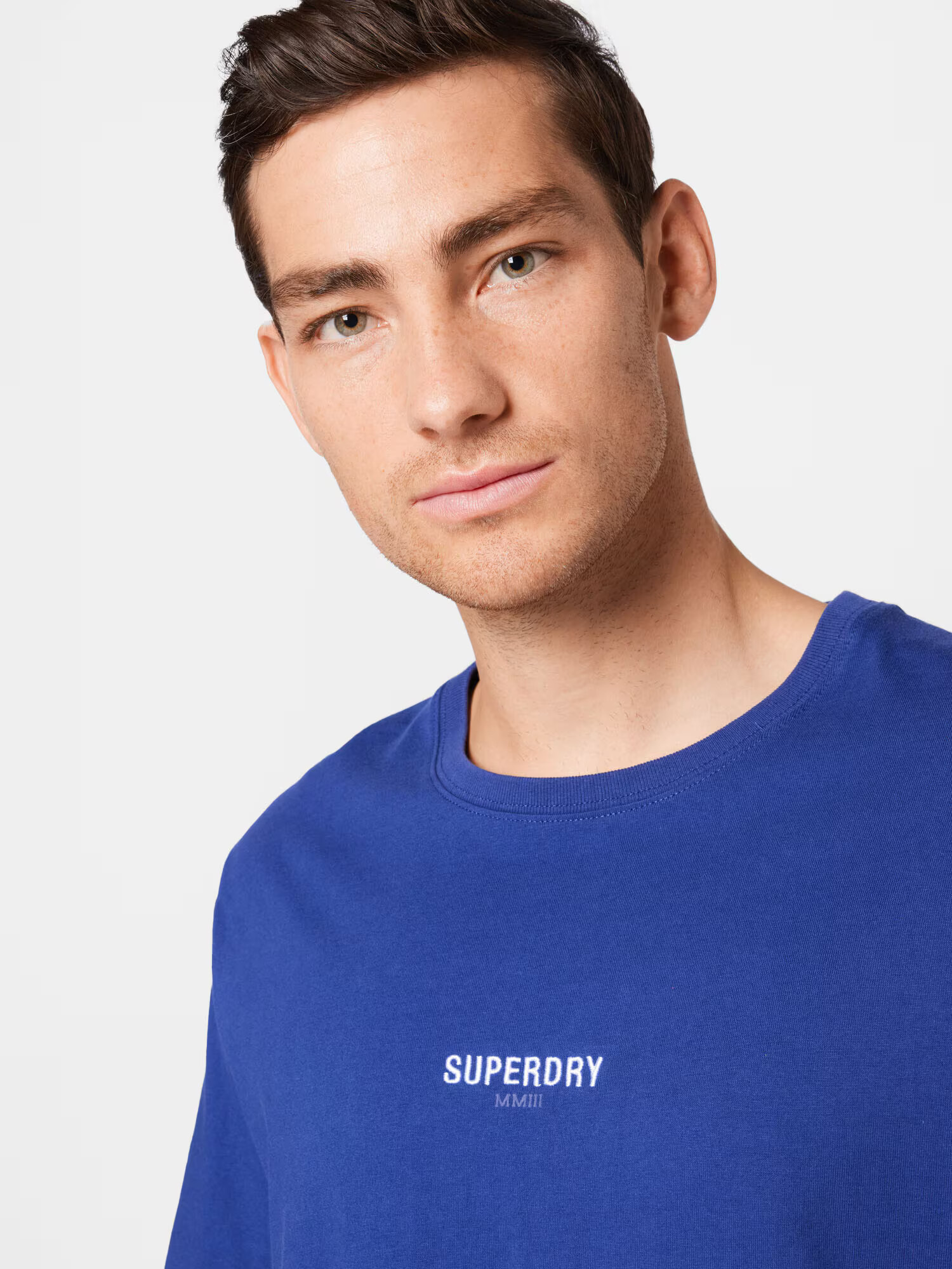 Superdry Tricou albastru marin / alb - Pled.ro