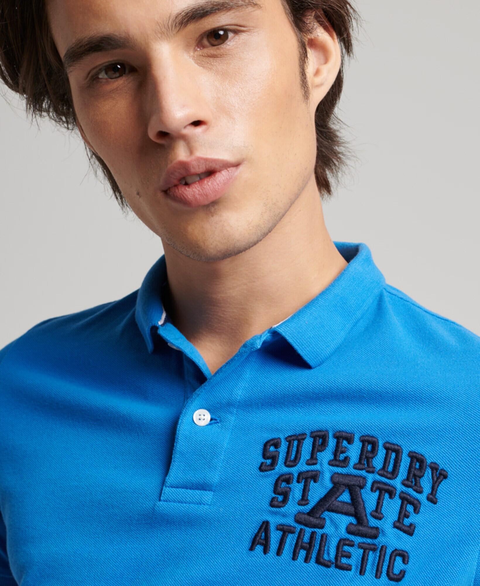 Superdry Tricou albastru / negru - Pled.ro