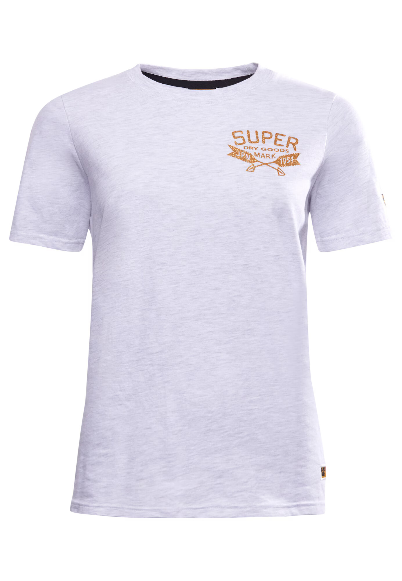 Superdry Tricou auriu / gri deschis - Pled.ro